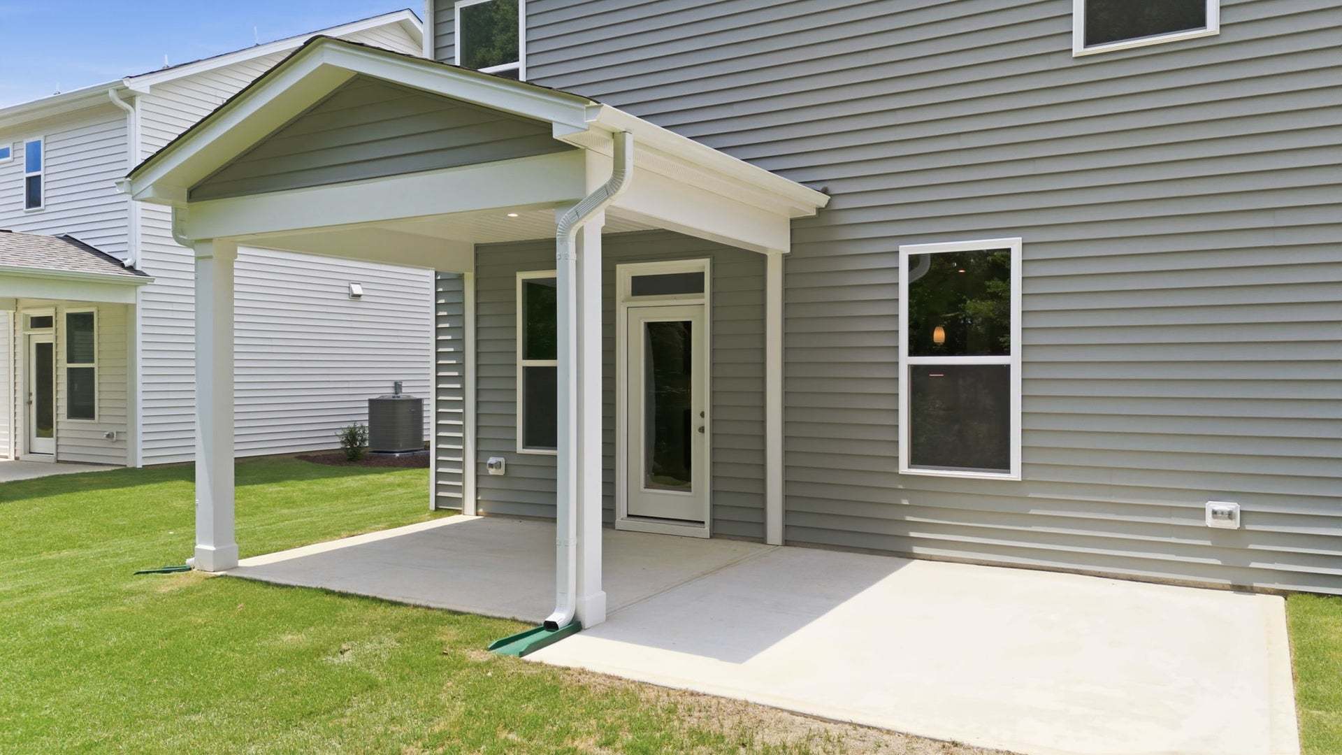 Actual Home - Rear Covered Porch
