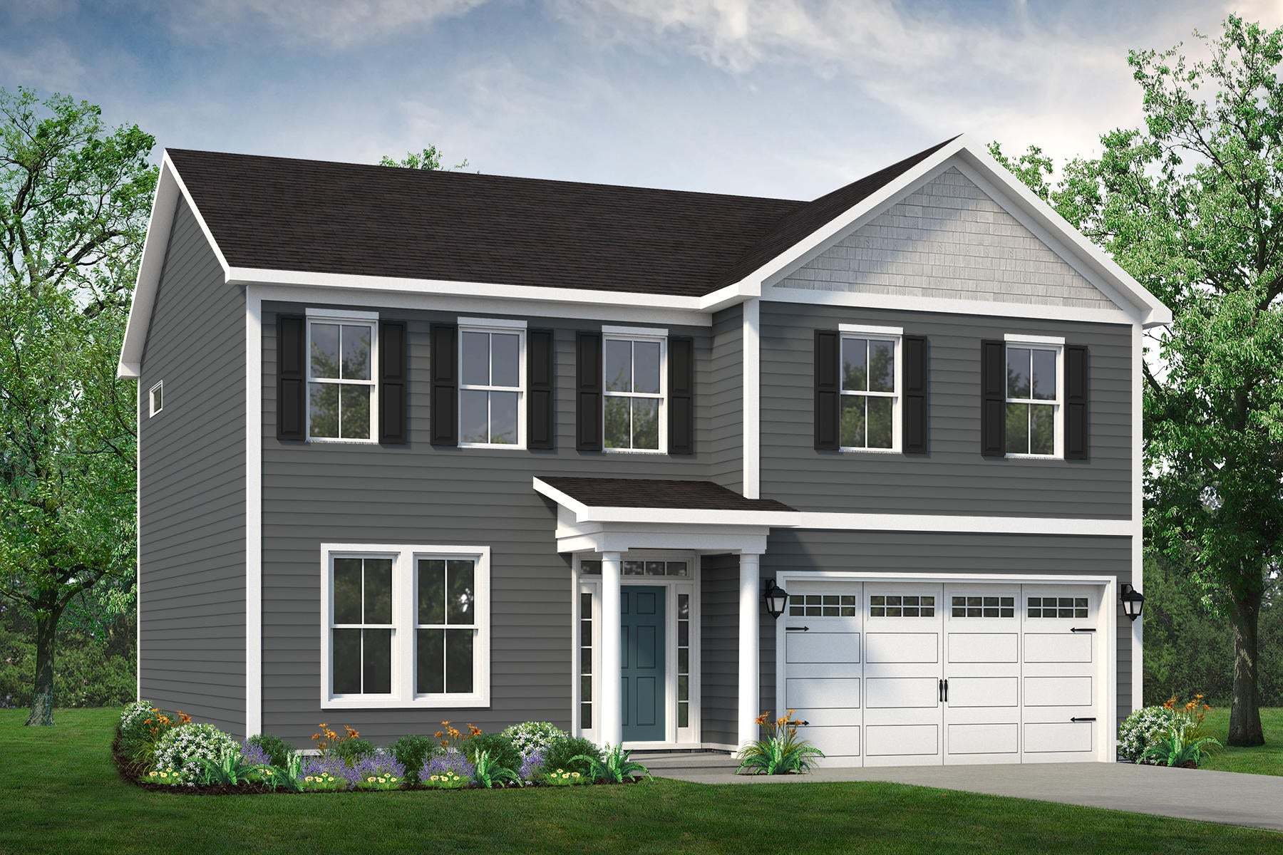 Actual Home - Exterior Rendering