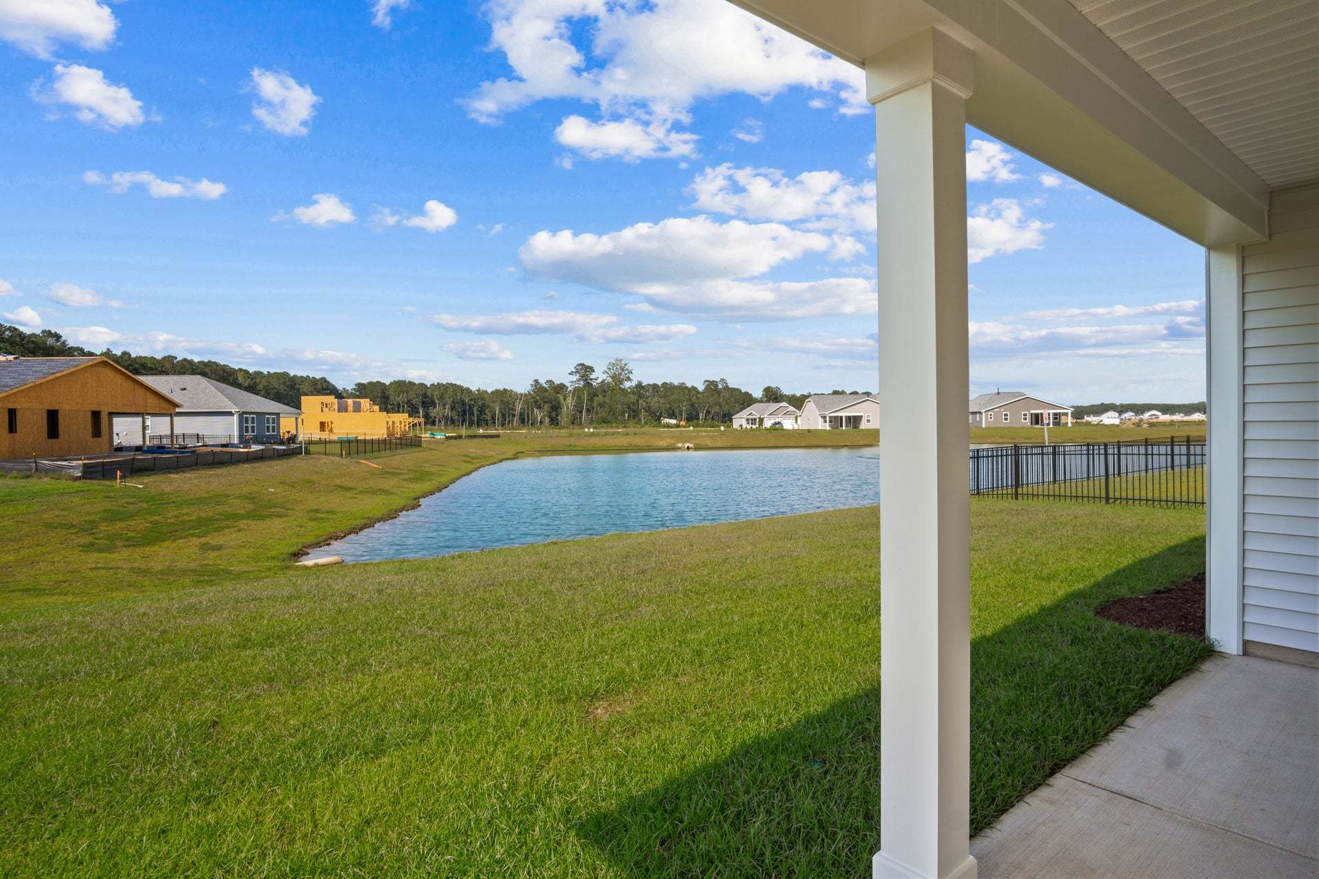 Actual Home - Rear Covered Porch