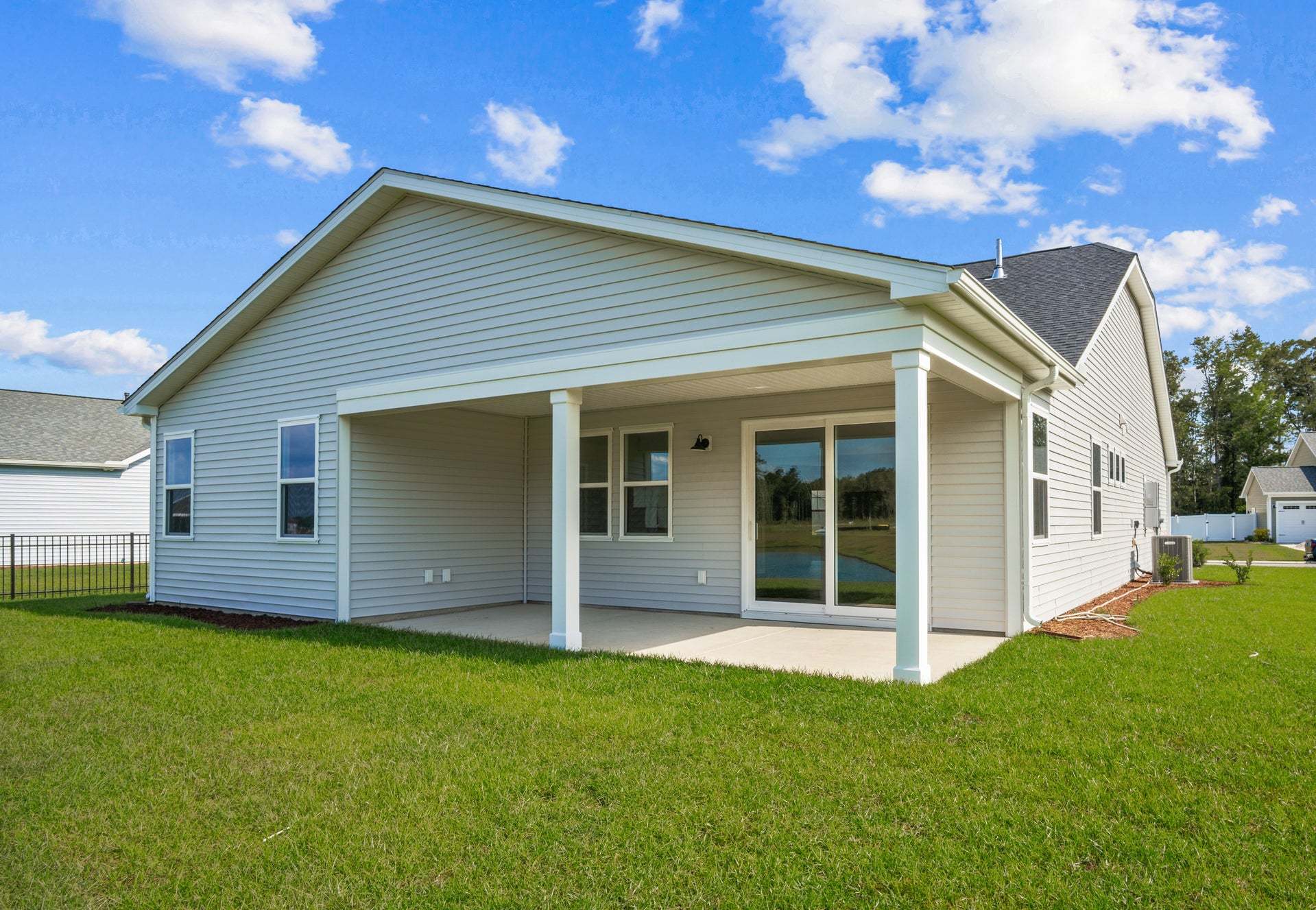 Actual Home - Rear Covered Porch