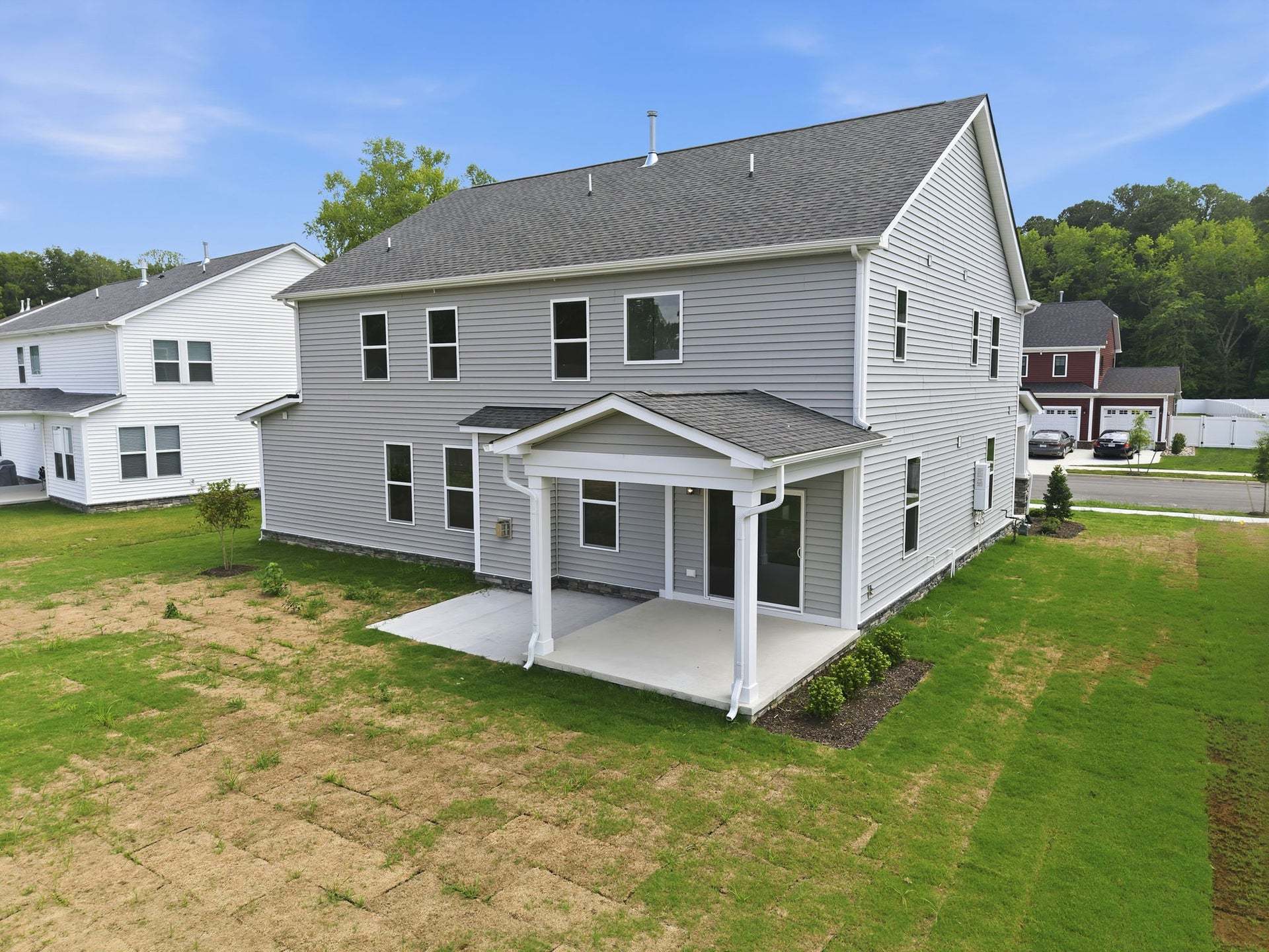 Actual Home - Rear Covered Porch