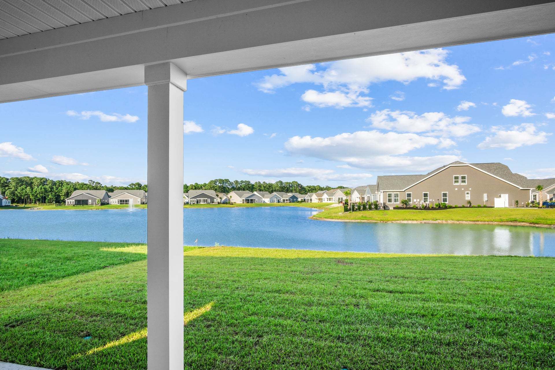 Actual Home - Rear Covered Porch