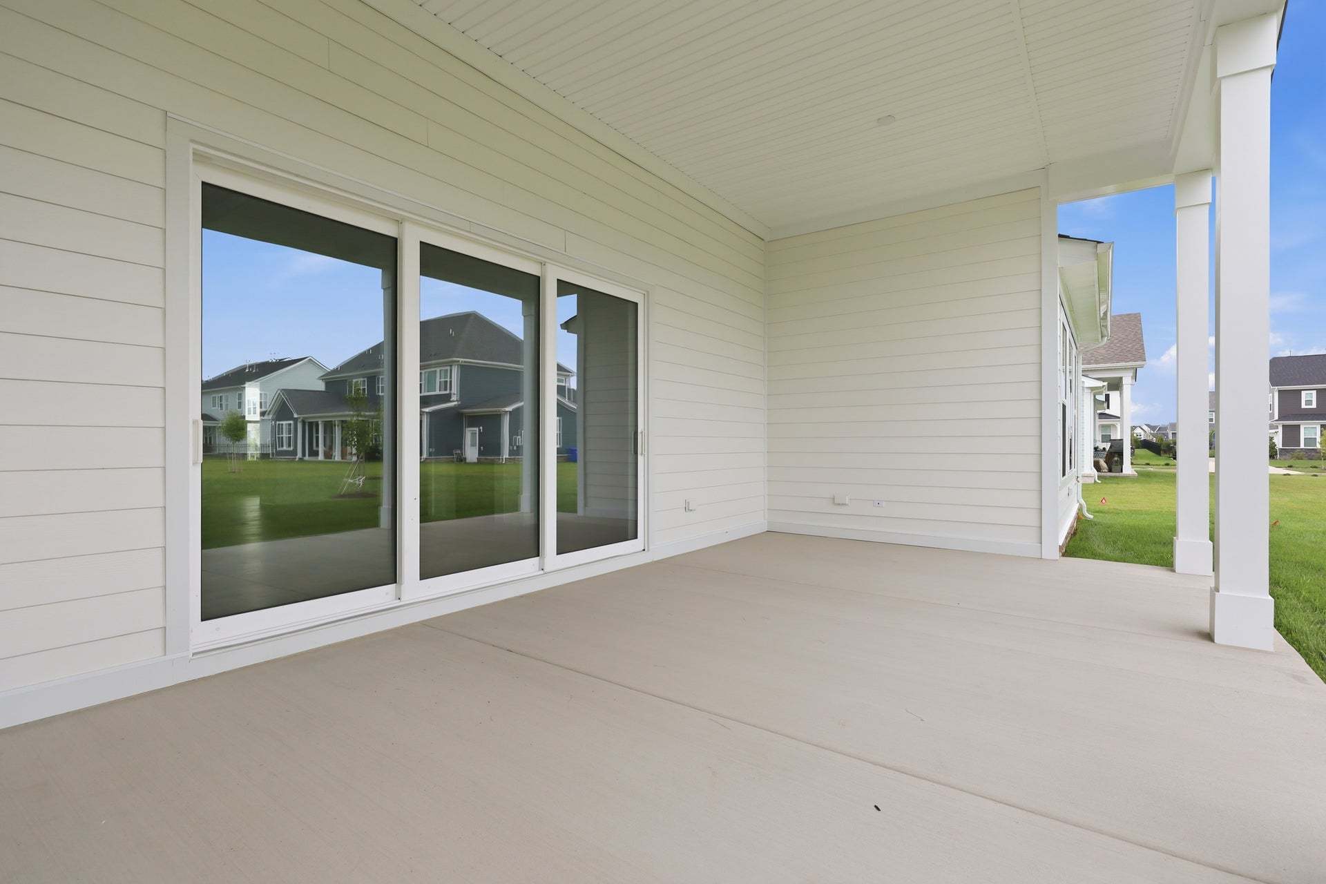 Actual Home - Rear Covered Porch