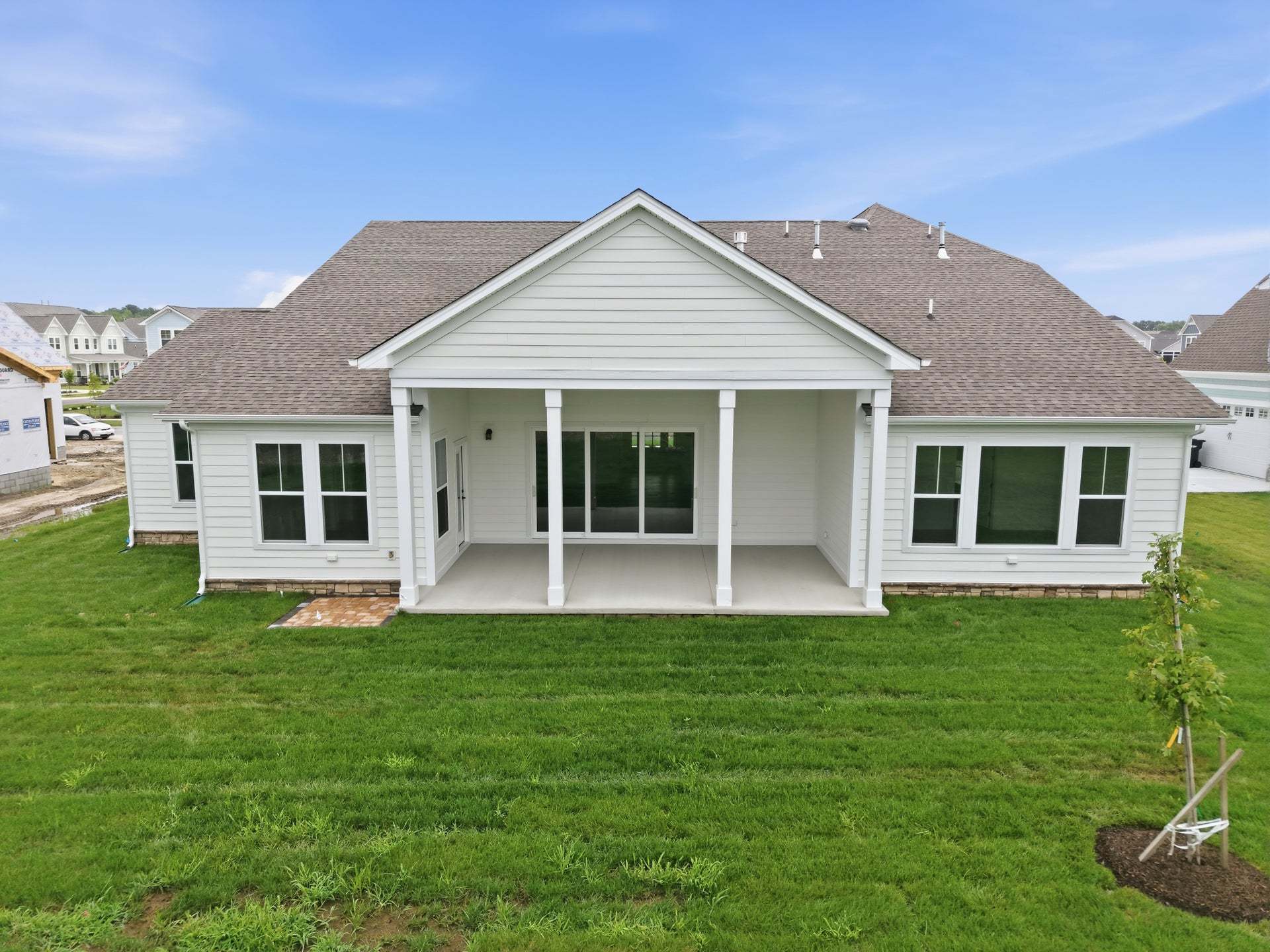 Actual Home - Rear Covered Porch