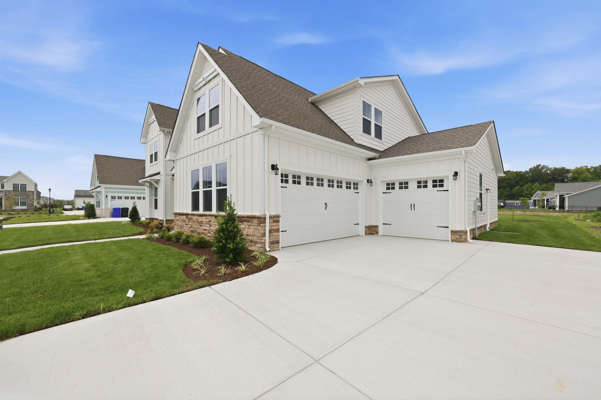 Actual Home - Three Car Garage