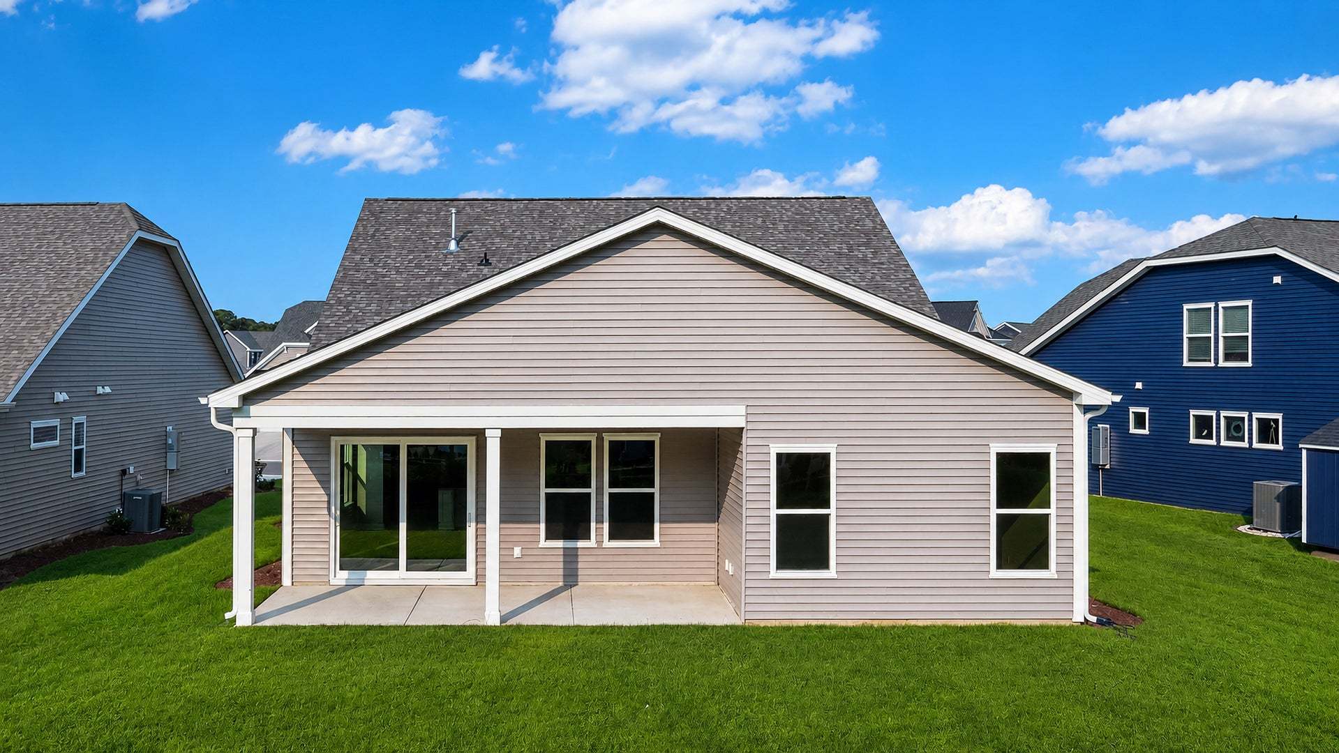 Actual Home - Rear Covered Porch