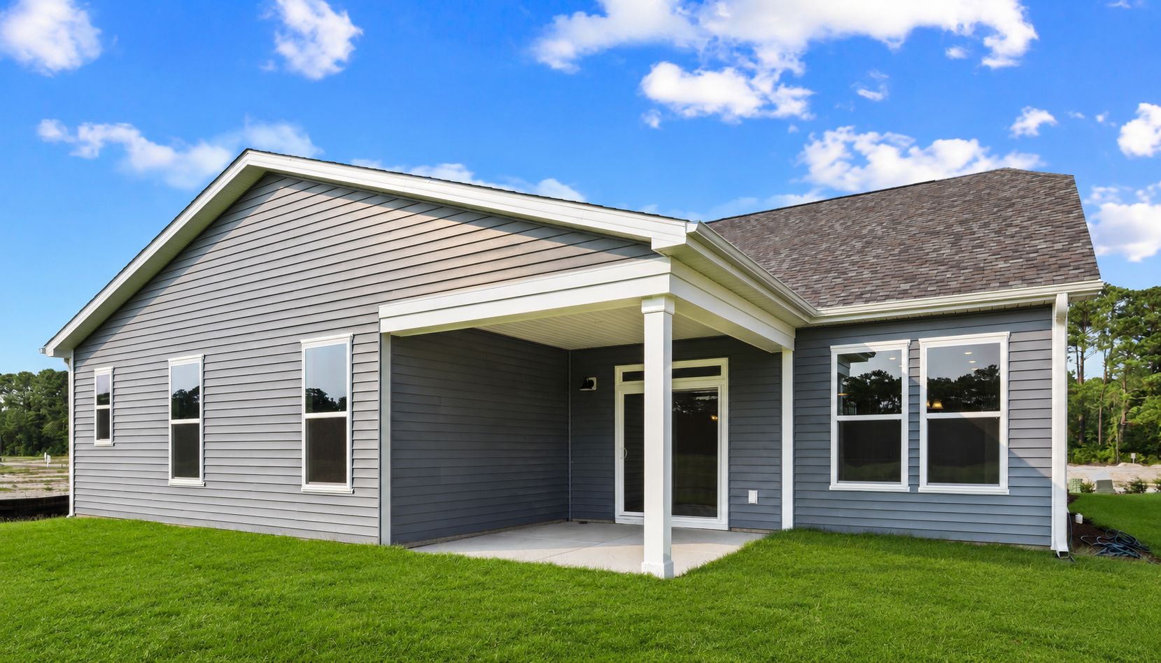 Actual Home - Rear Covered Porch