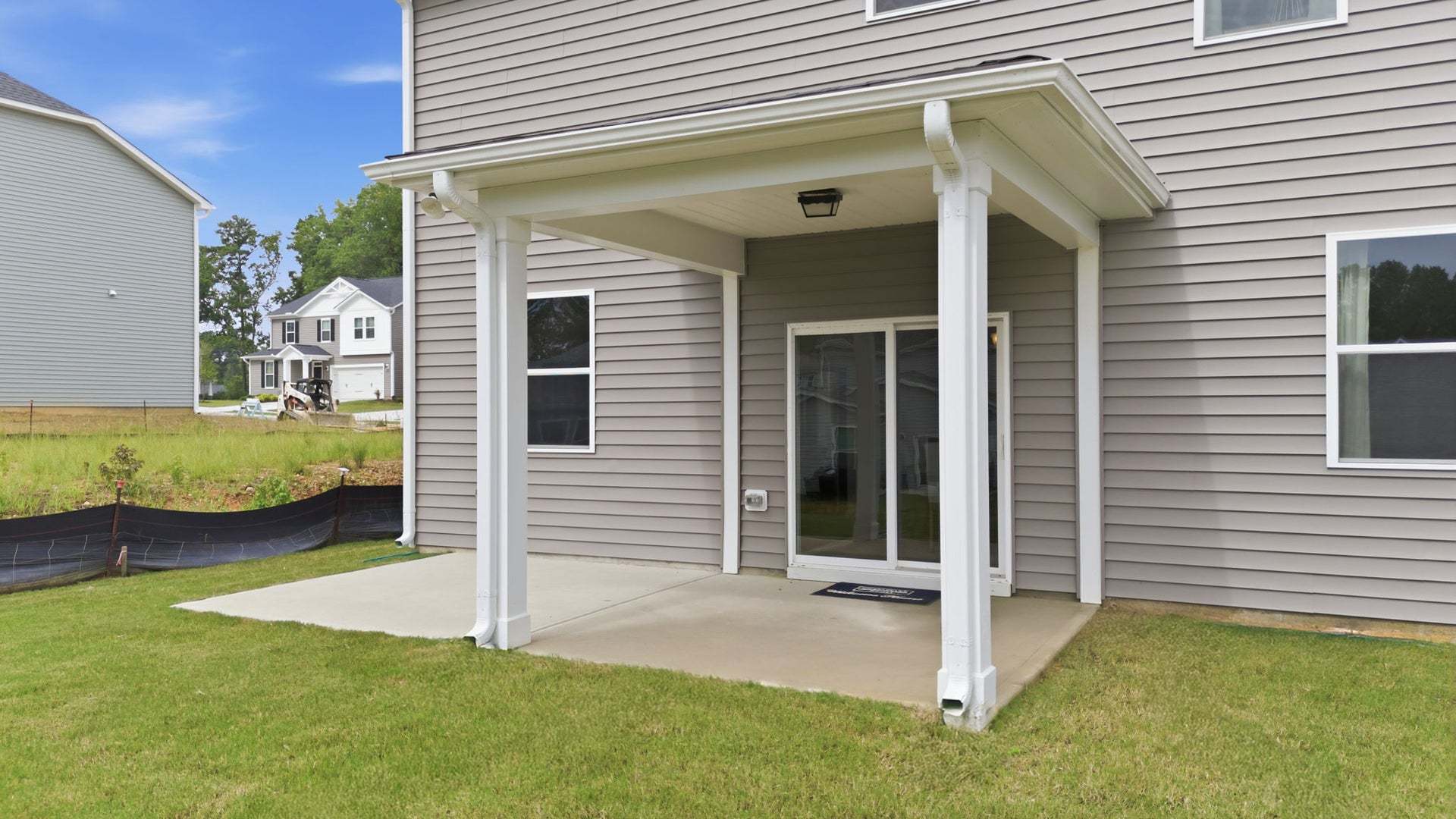 Actual Home - Rear Covered Porch