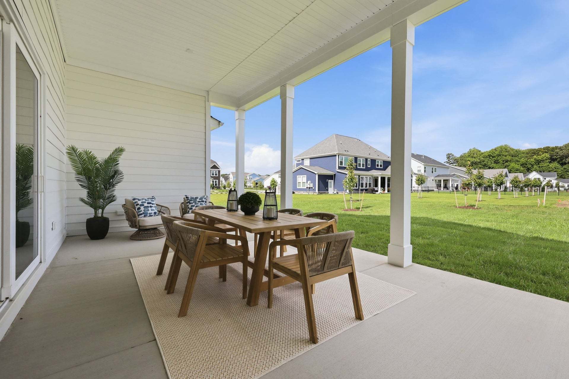 Actual Home - Rear Covered Porch