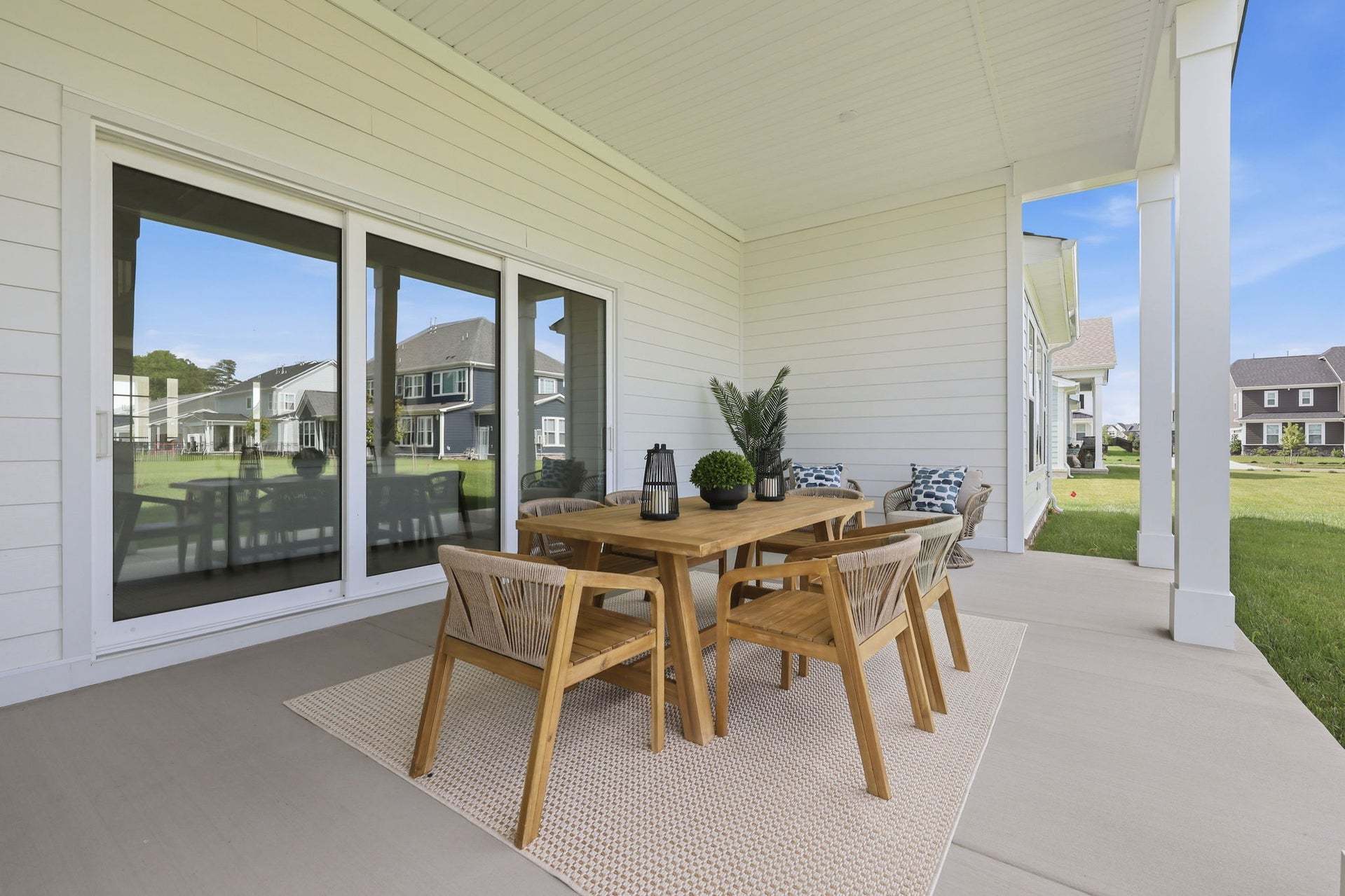 Actual Home - Rear Covered Porch