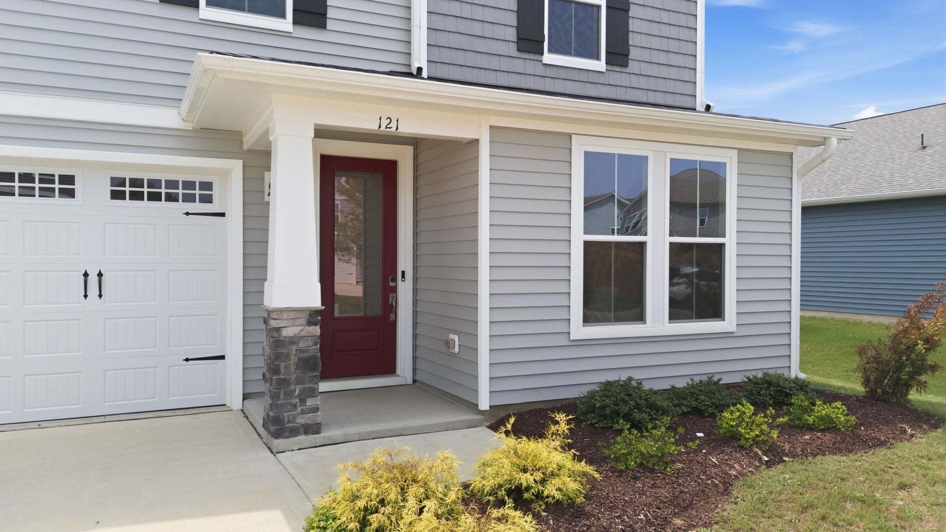 Actual Home - Covered Front Porch