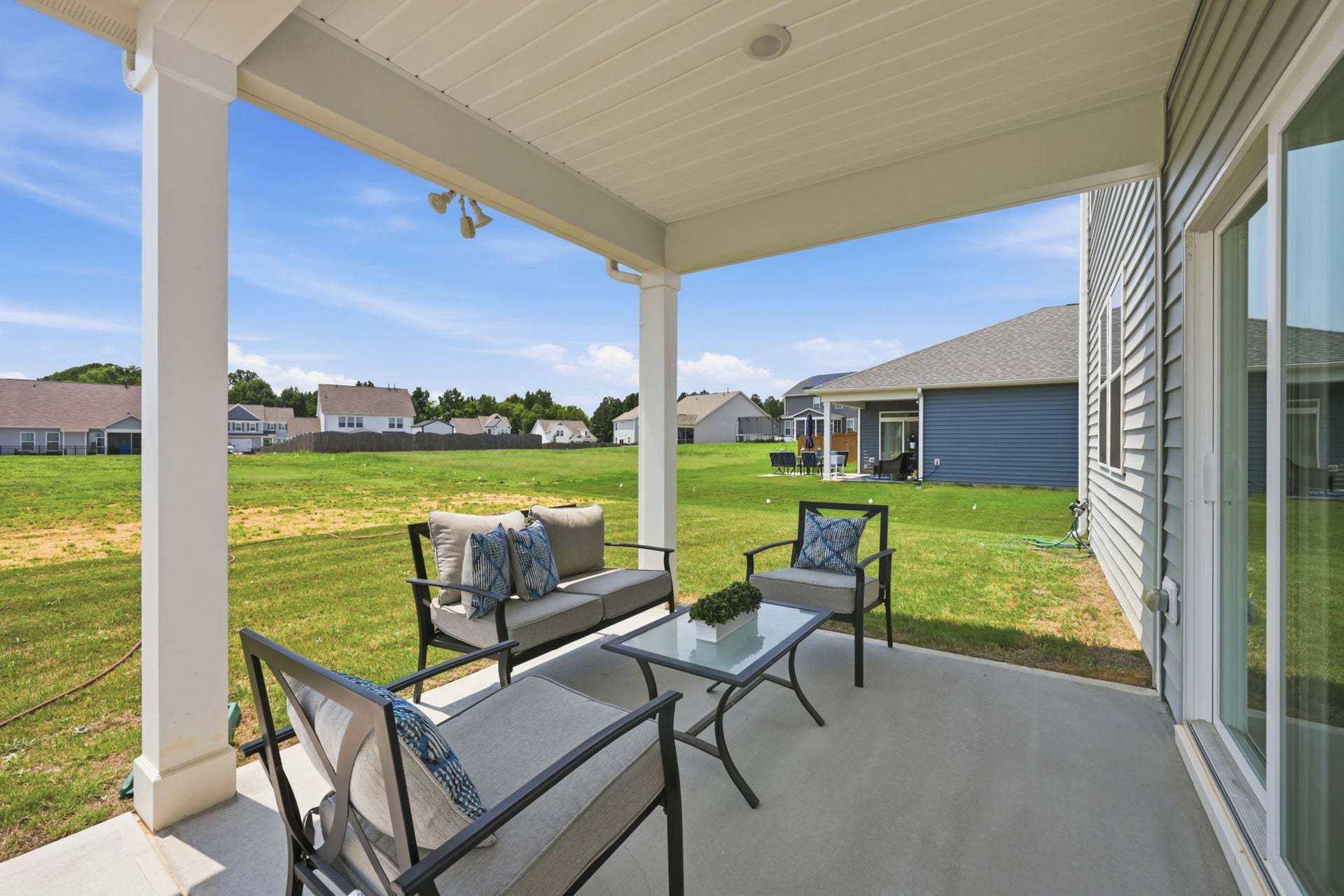 Actual Home - Rear Covered Porch