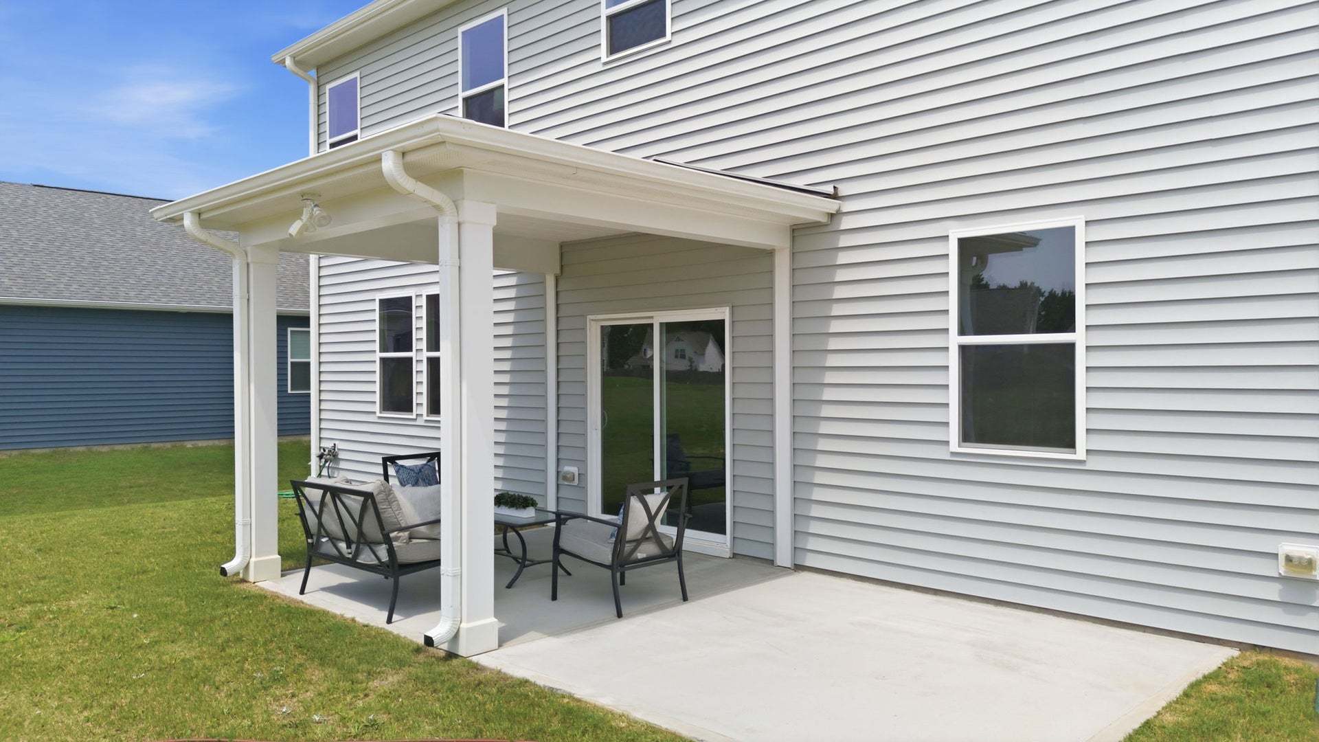 Actual Home - Rear Covered Porch