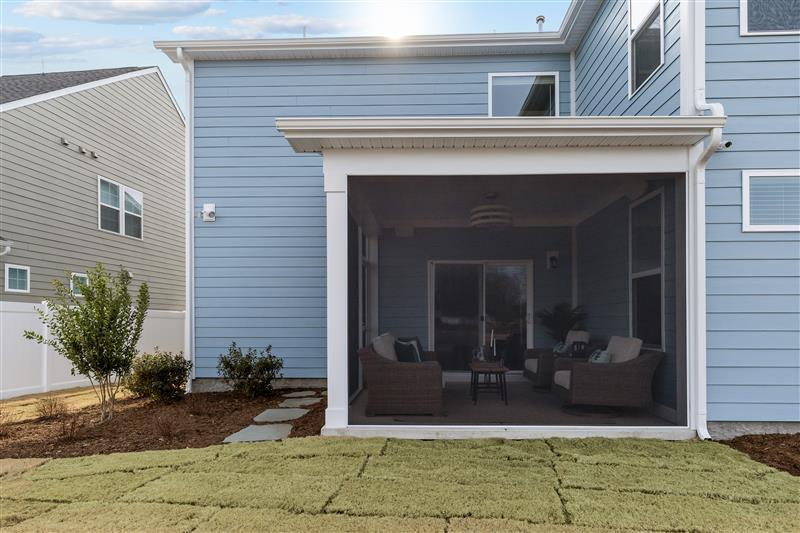 Rear Covered Porch