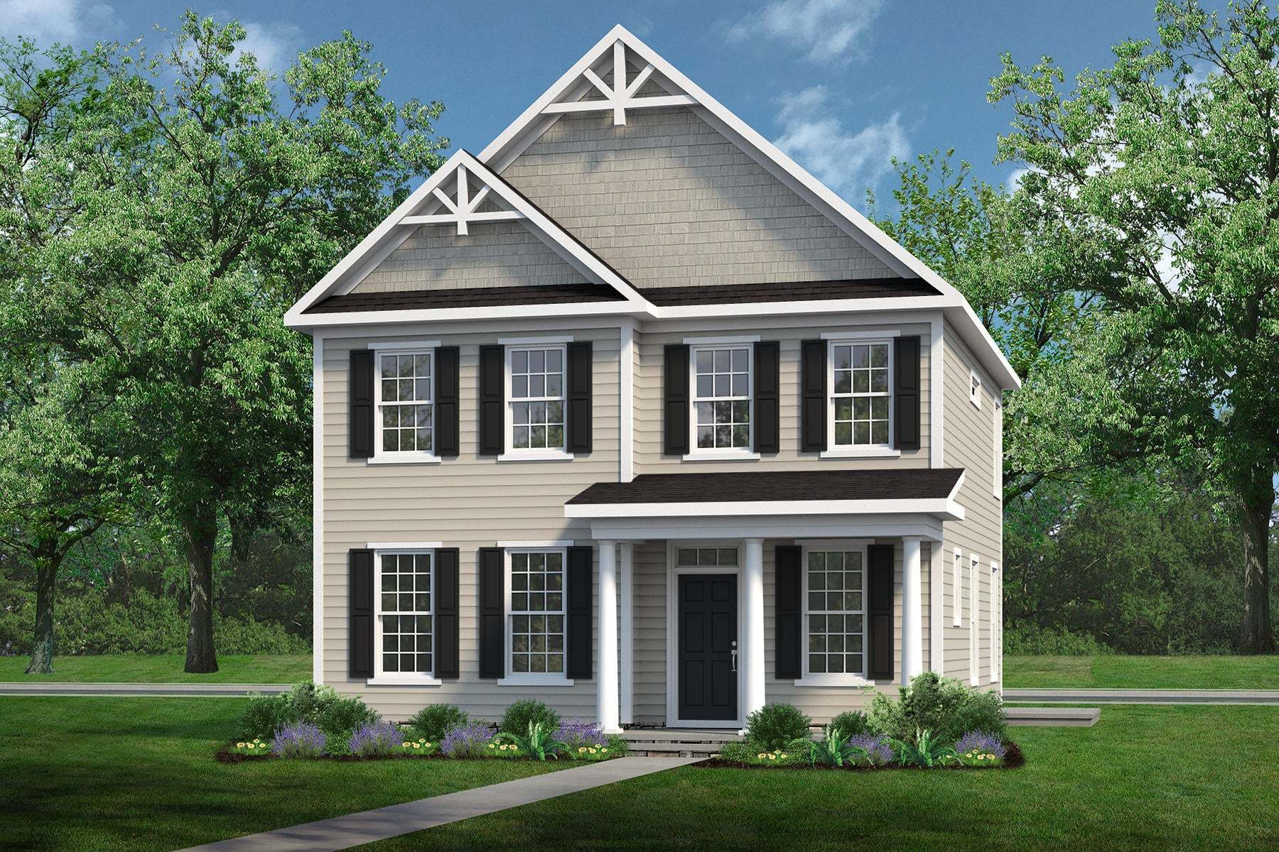 Actual Home - Exterior Rendering