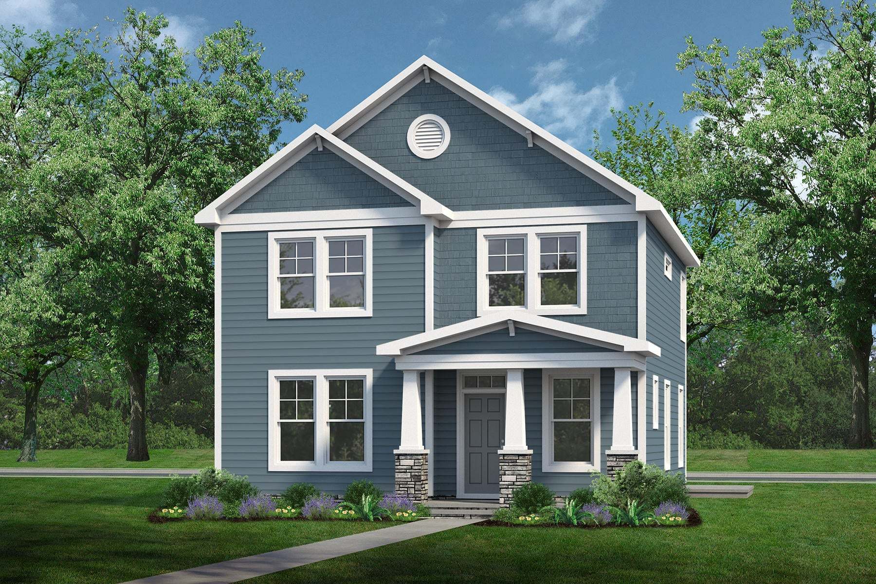 Actual Home - Exterior Rendering