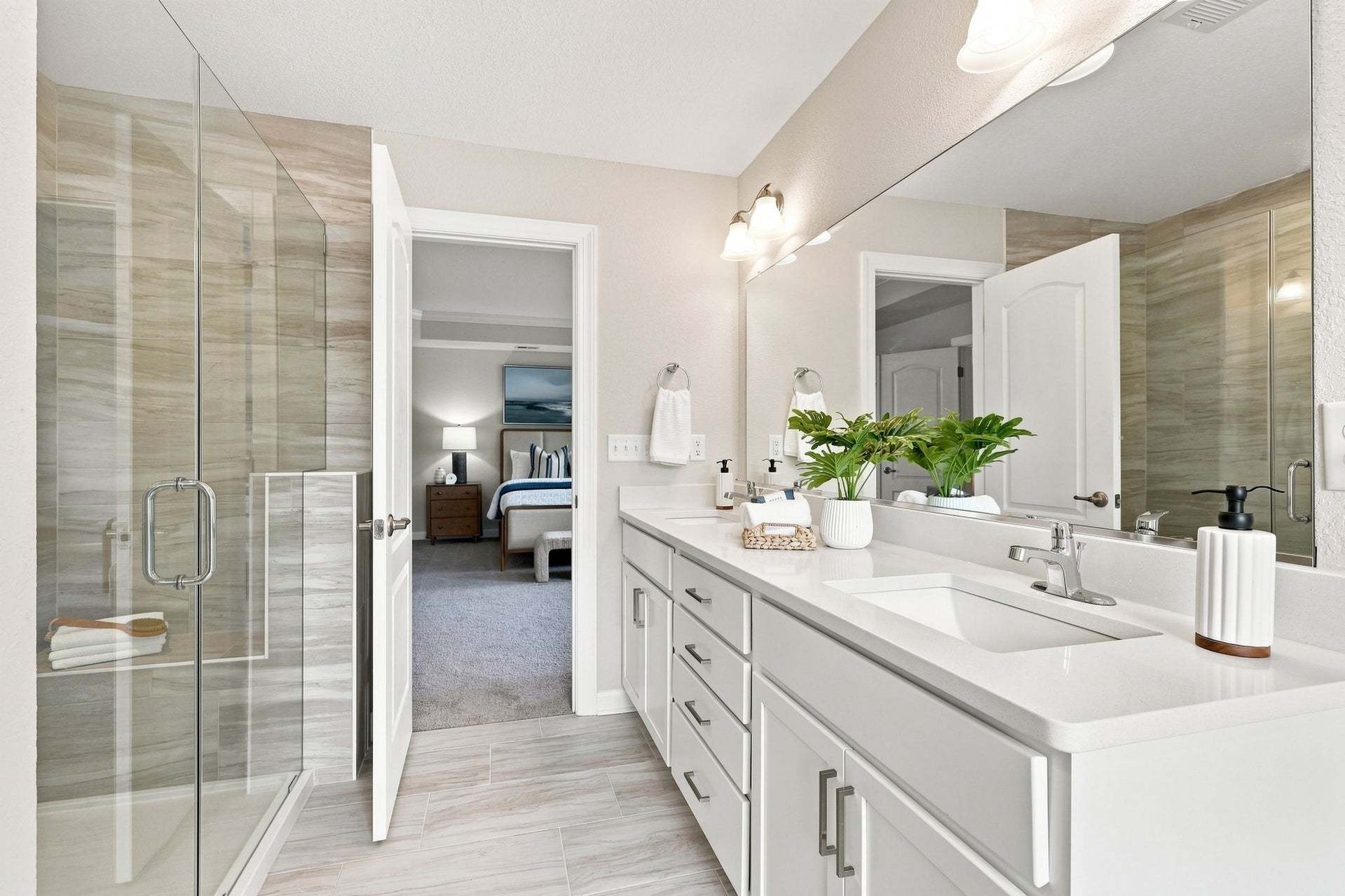 Actual Home - Owner's Bathroom