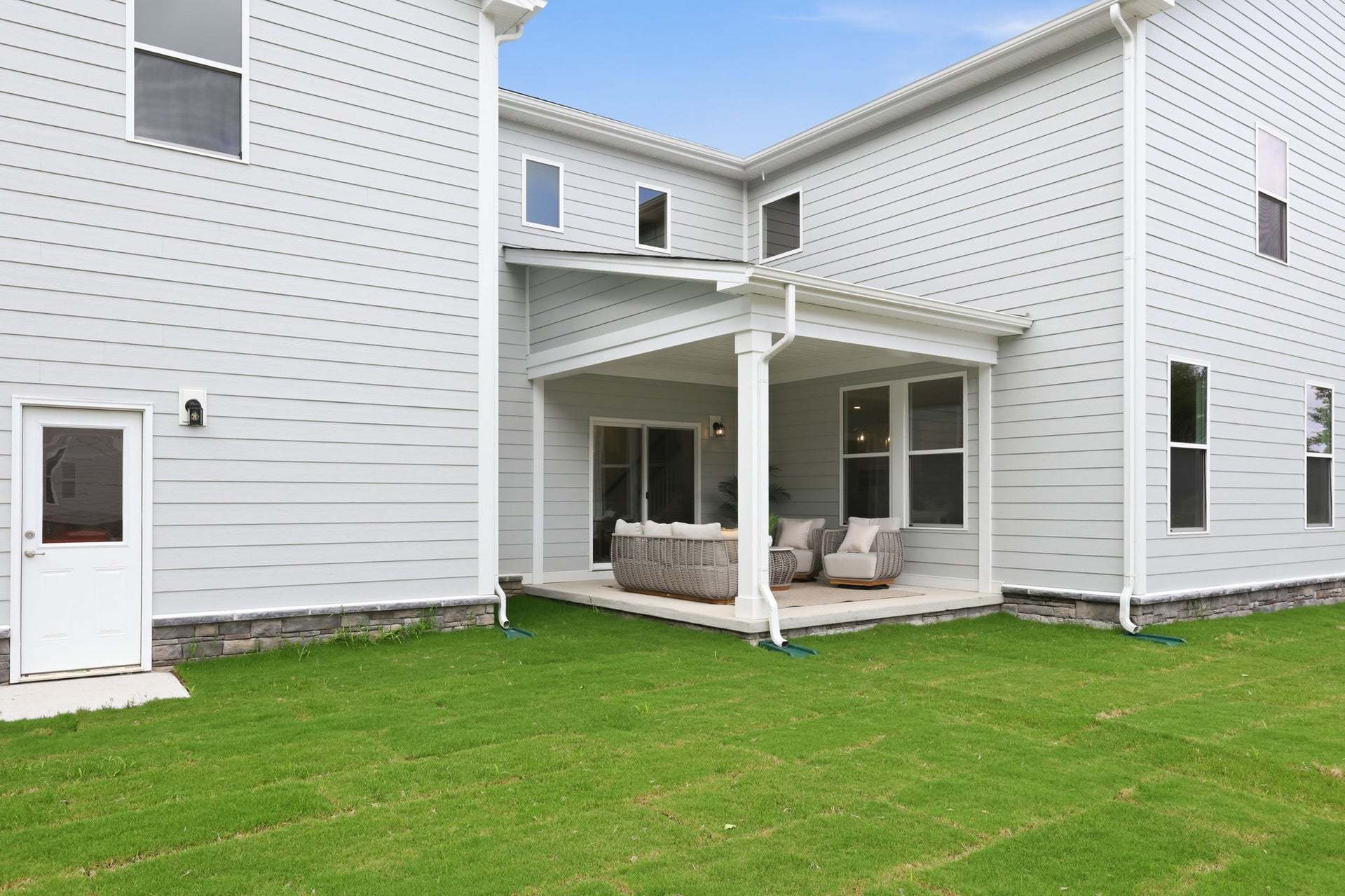 Actual Home - Rear Covered Porch