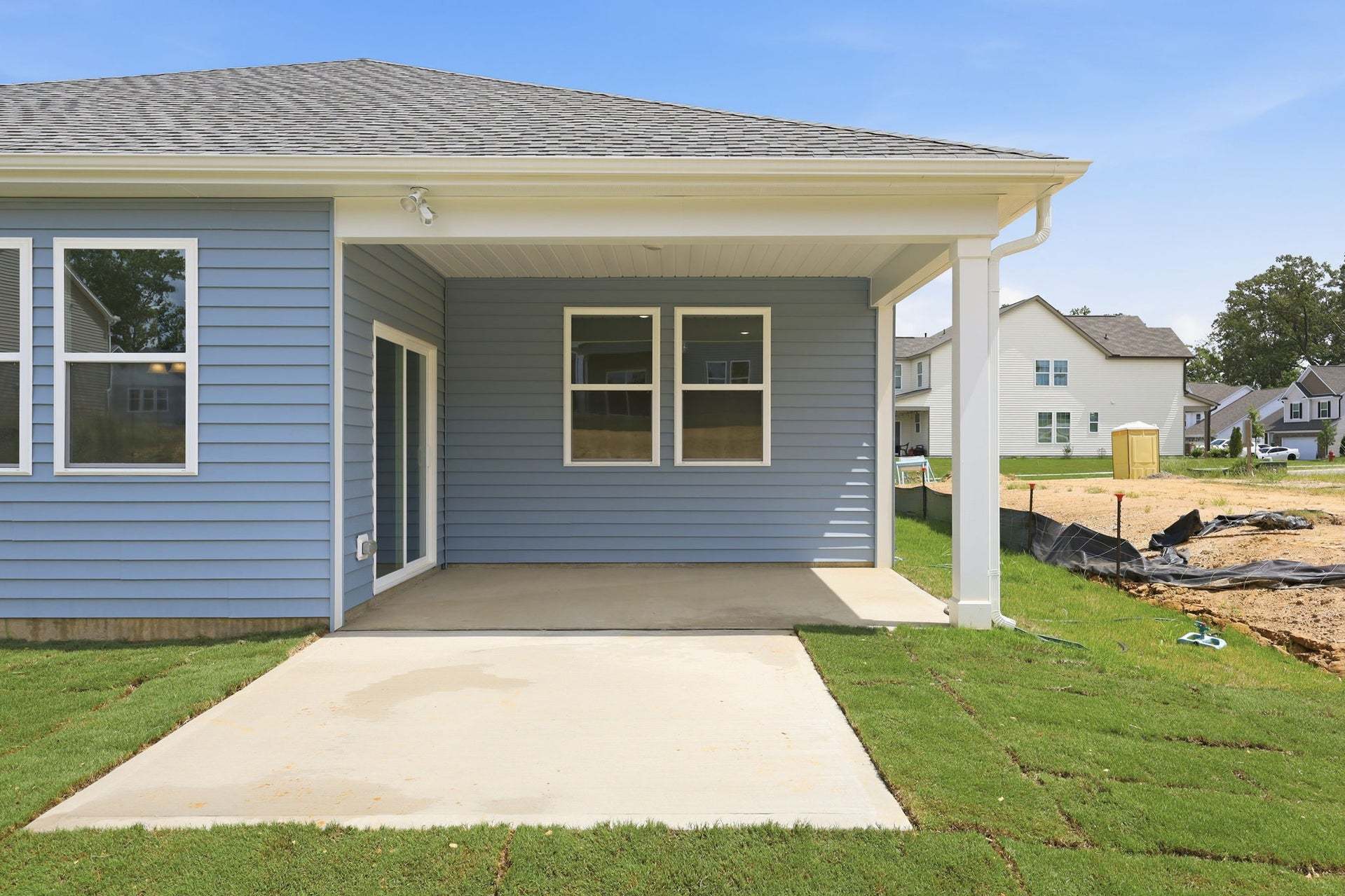 Actual Home - Rear Covered Porch
