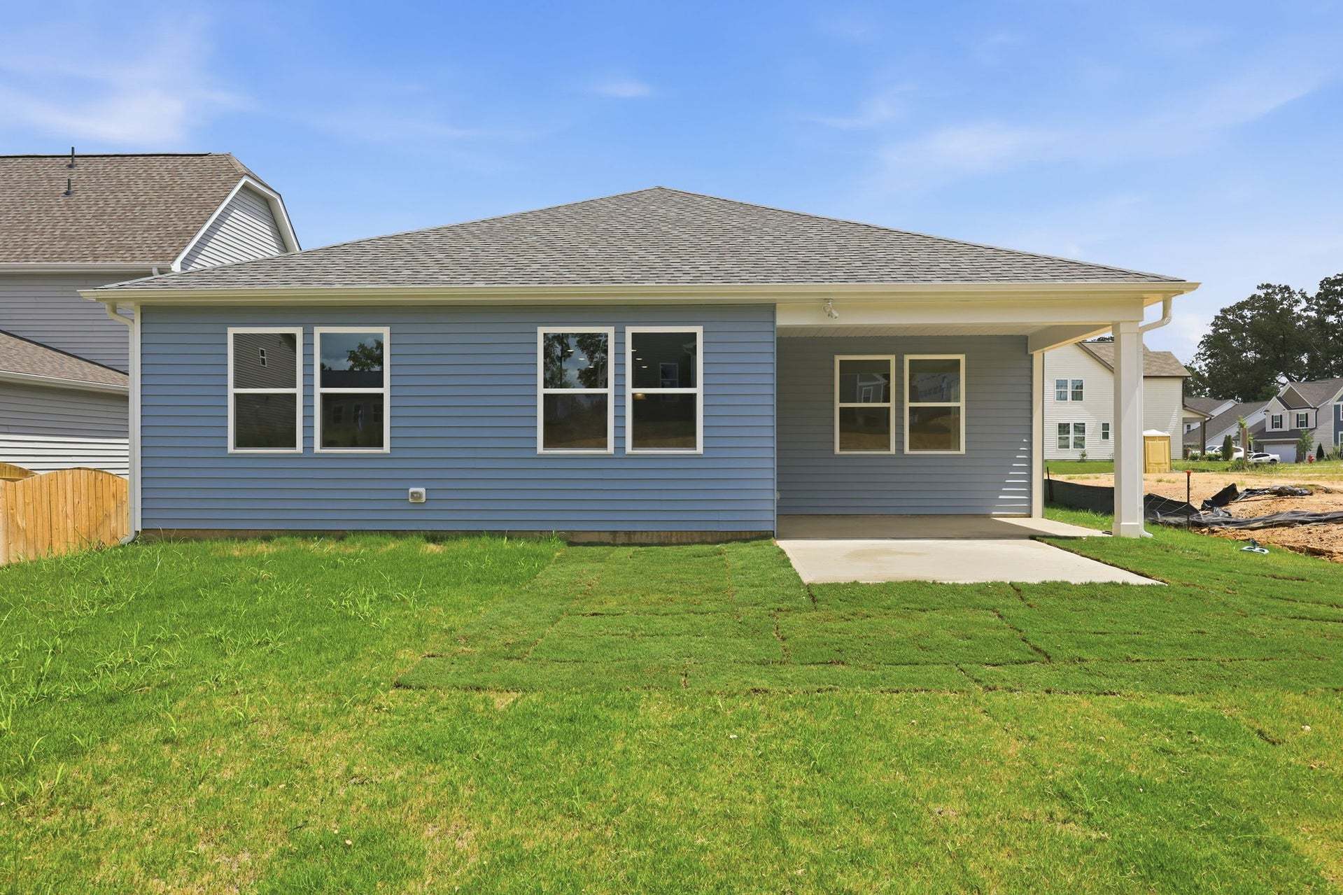 Actual Home - Rear Exterior