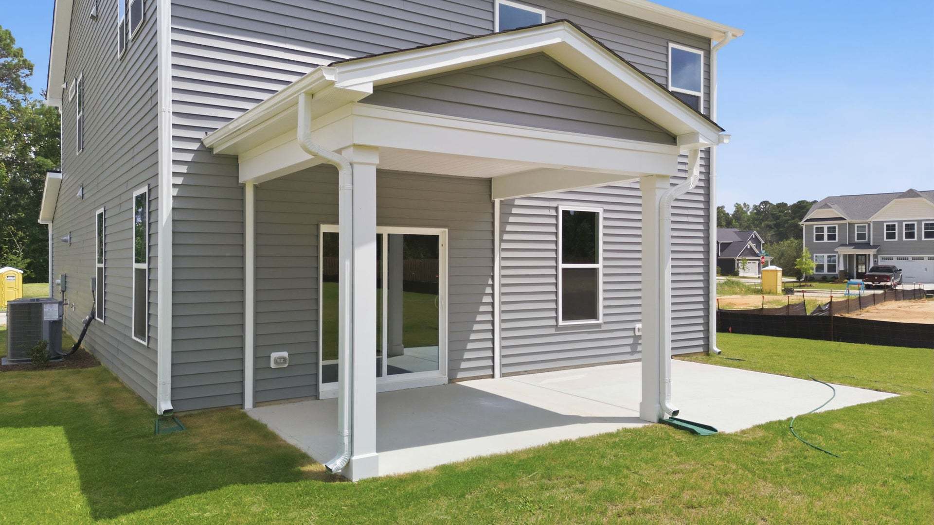 Actual Home - Rear Covered Porch