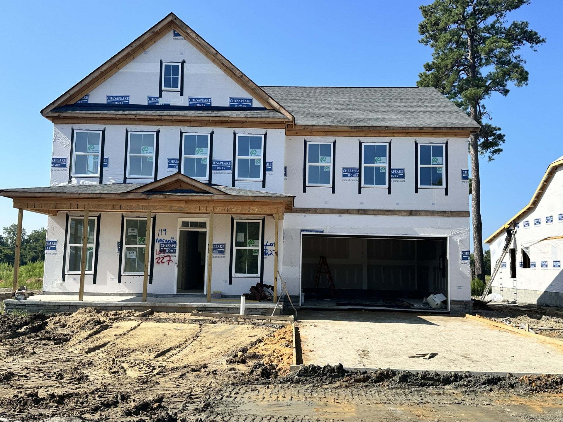 Actual Home - Exterior as of 8/25