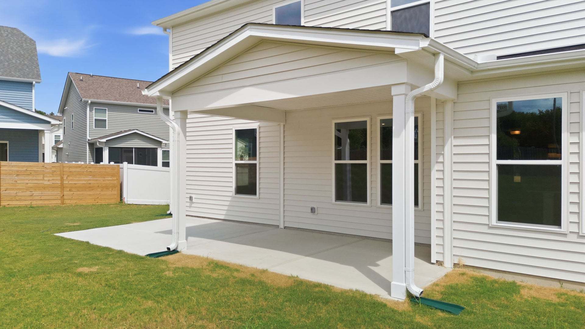 Actual Home - Rear Covered Porch