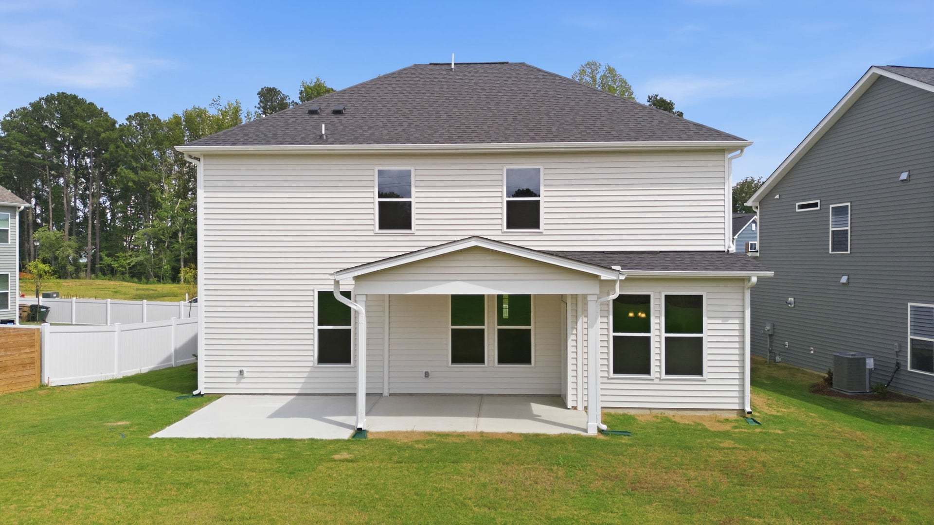Actual Home - Rear Exterior