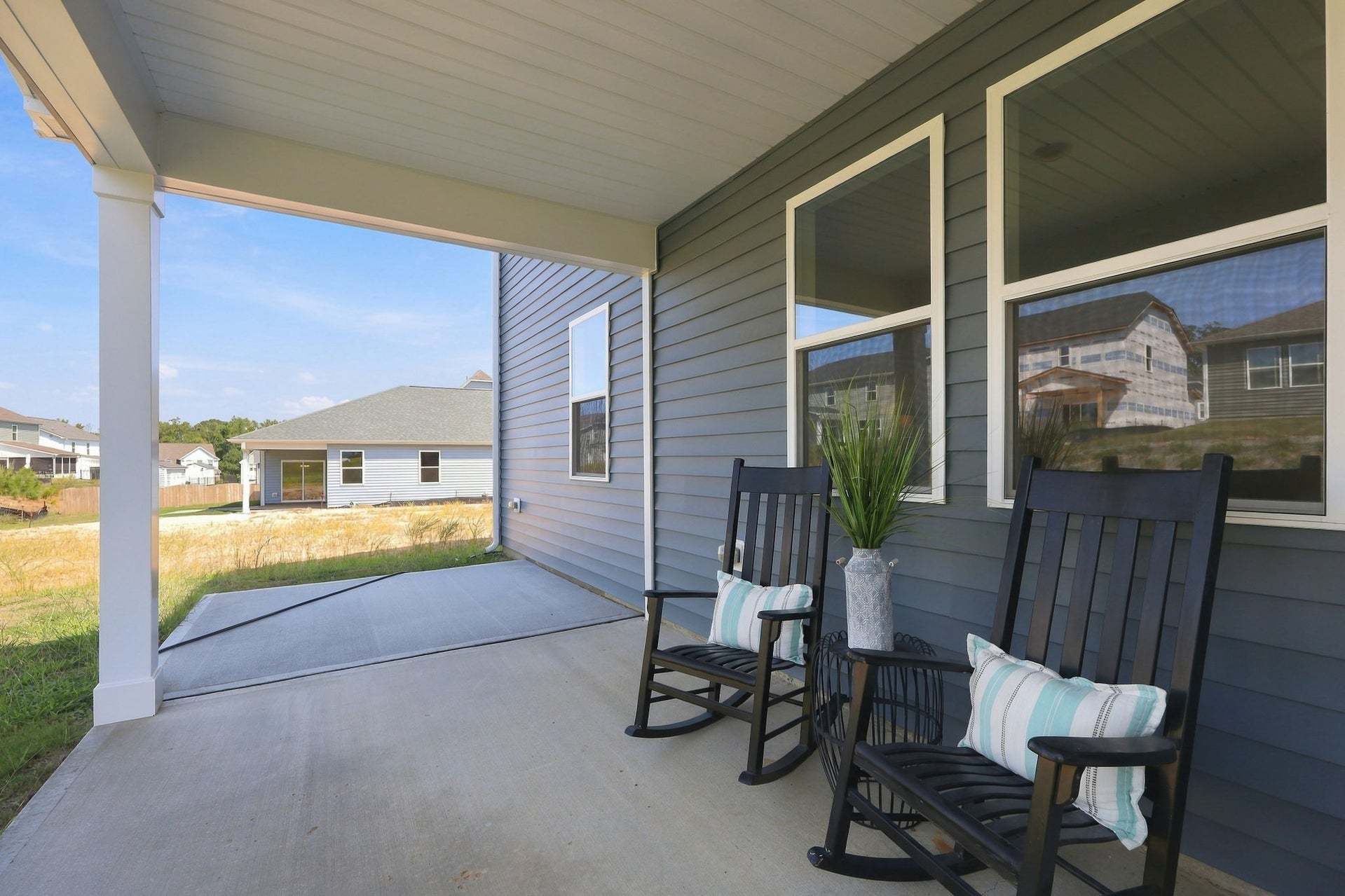 Actual Home - Rear Covered Porch
