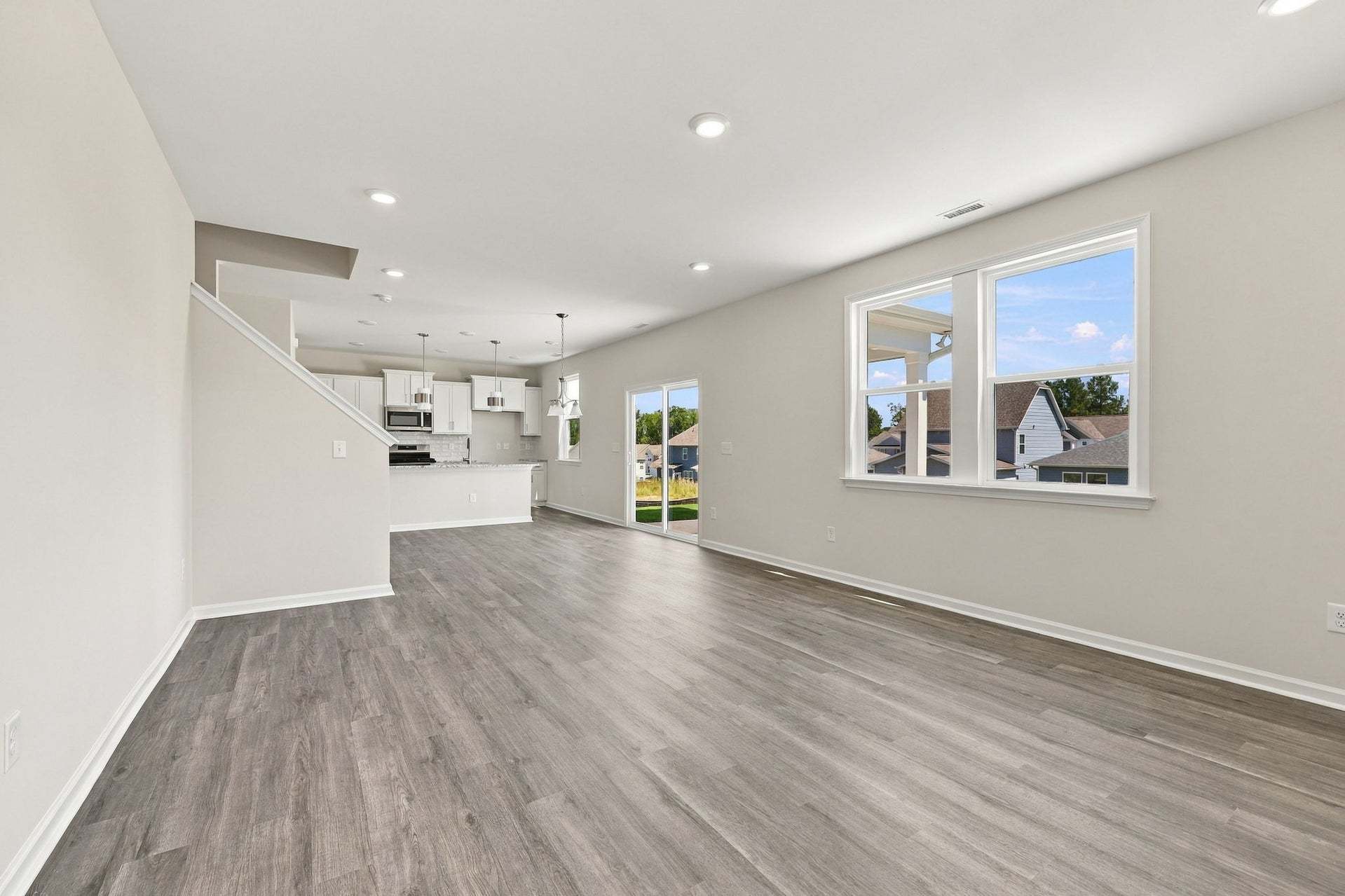 Actual Home - Great Room, Breakfast Area, & Kitchen