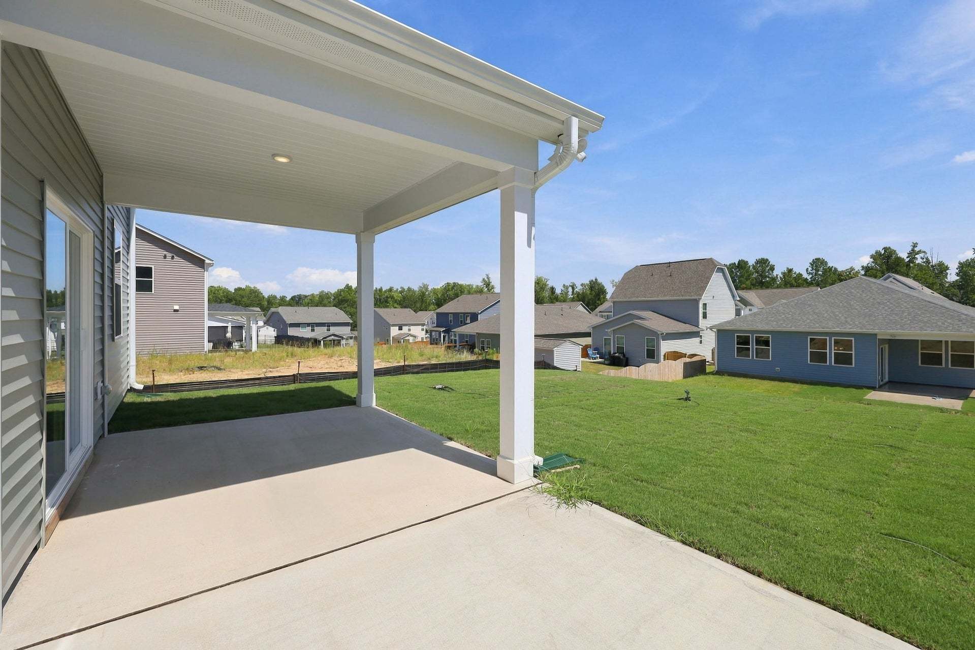 Actual Home - Rear Covered Porch