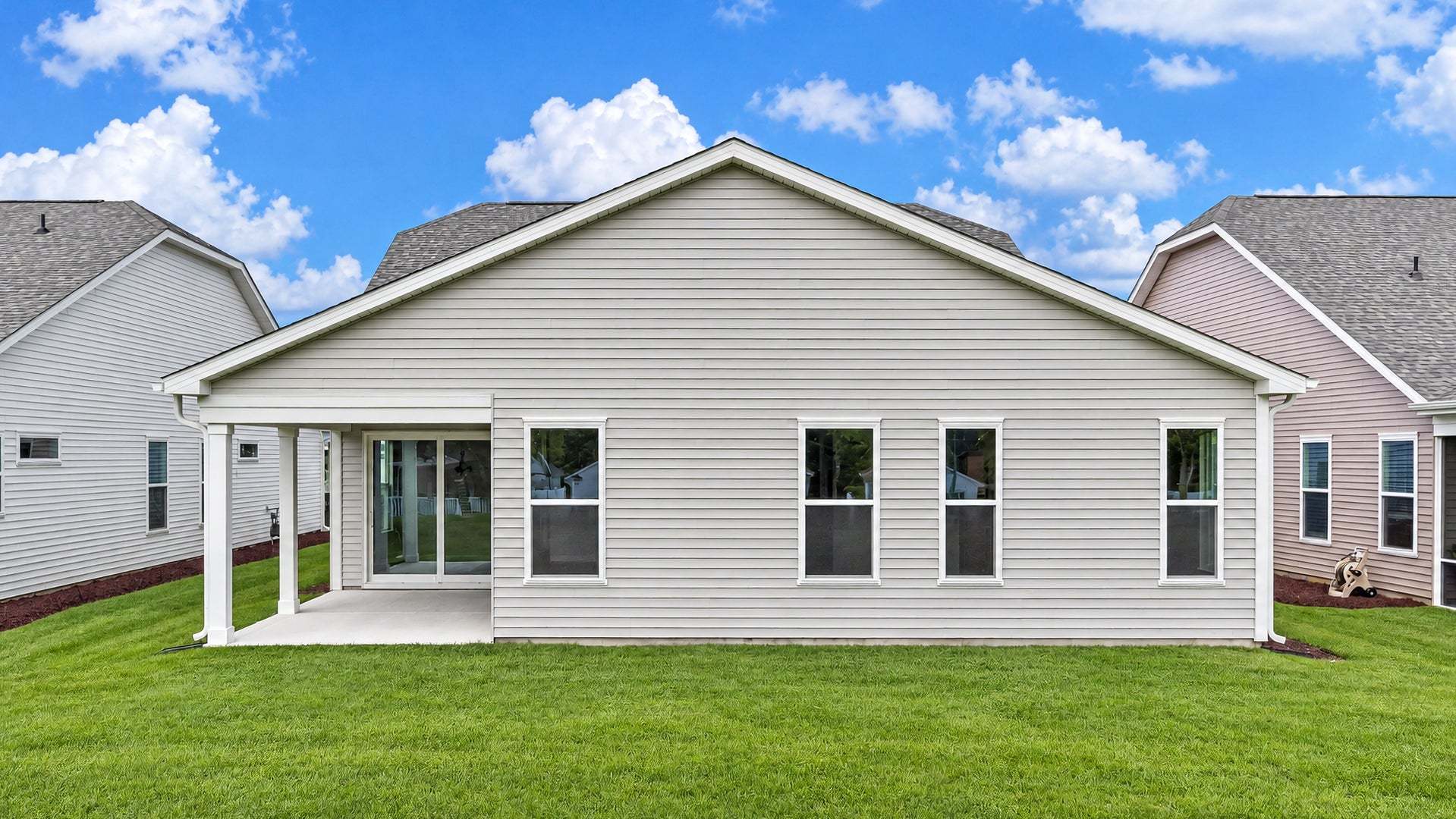 Actual Home - Rear Covered Porch