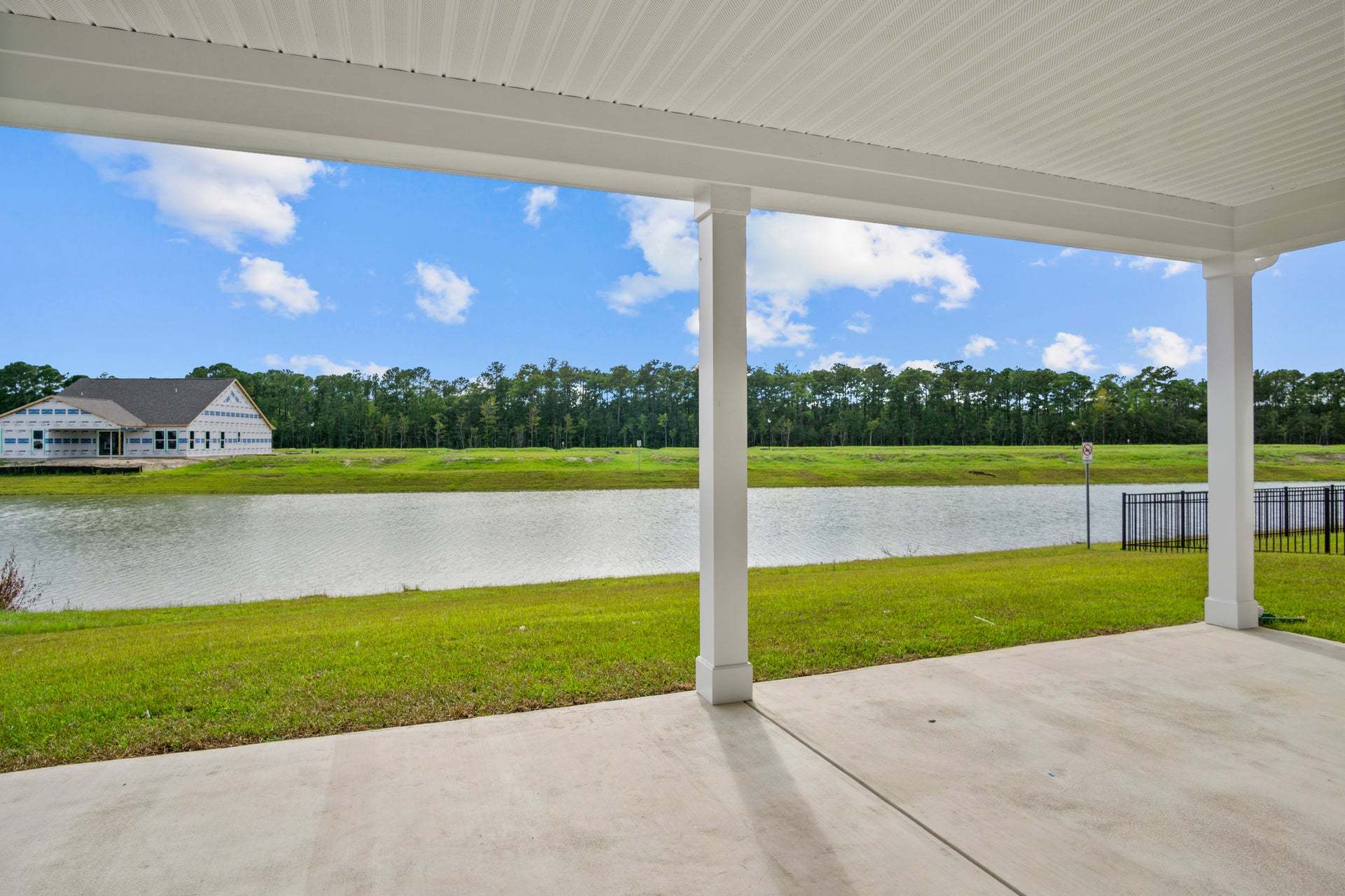 Actual Home - Rear Covered Porch