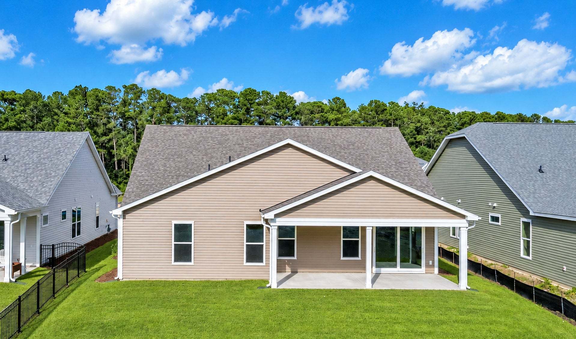 Actual Home - Rear Covered Porch