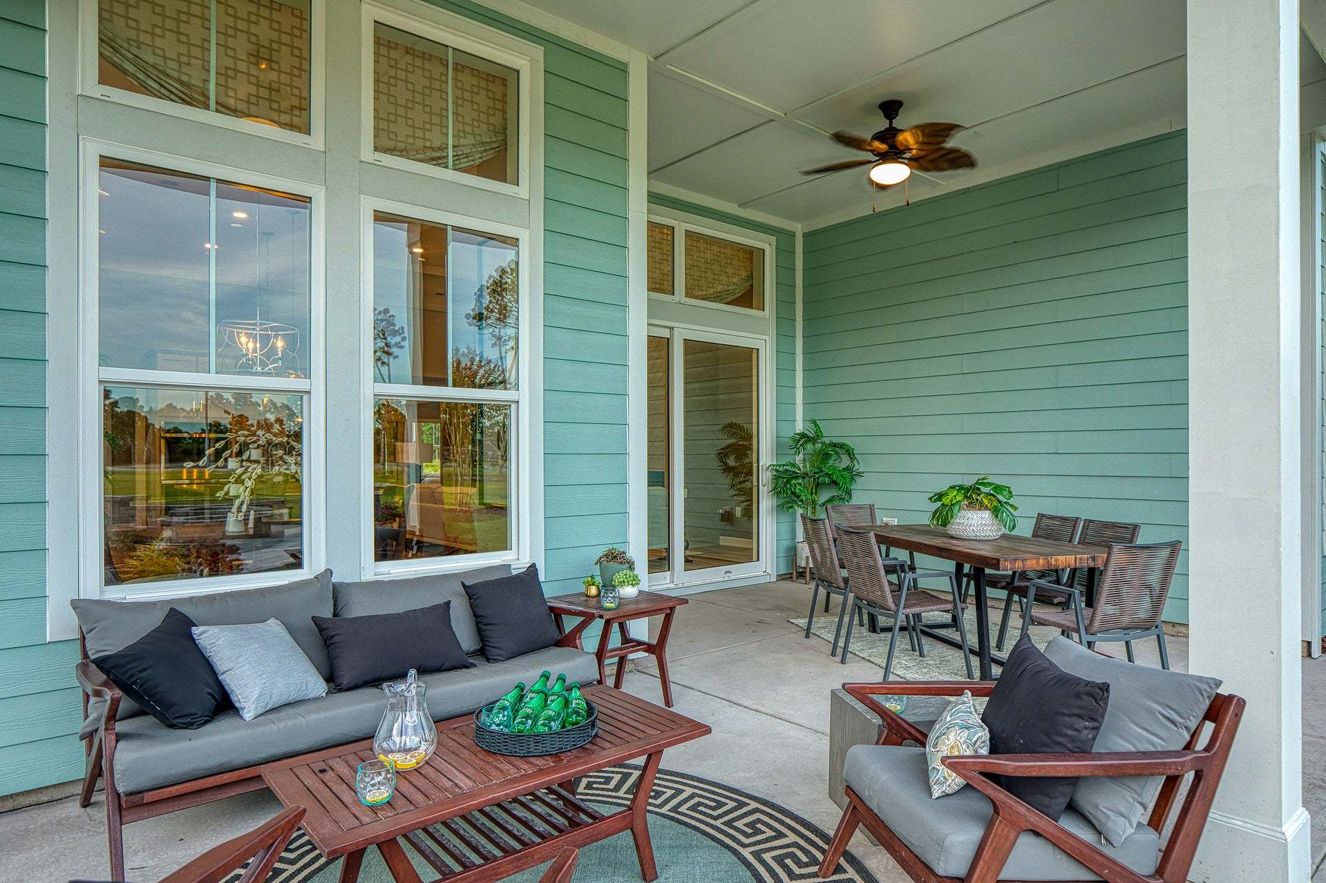 Actual Home - Rear Covered Porch