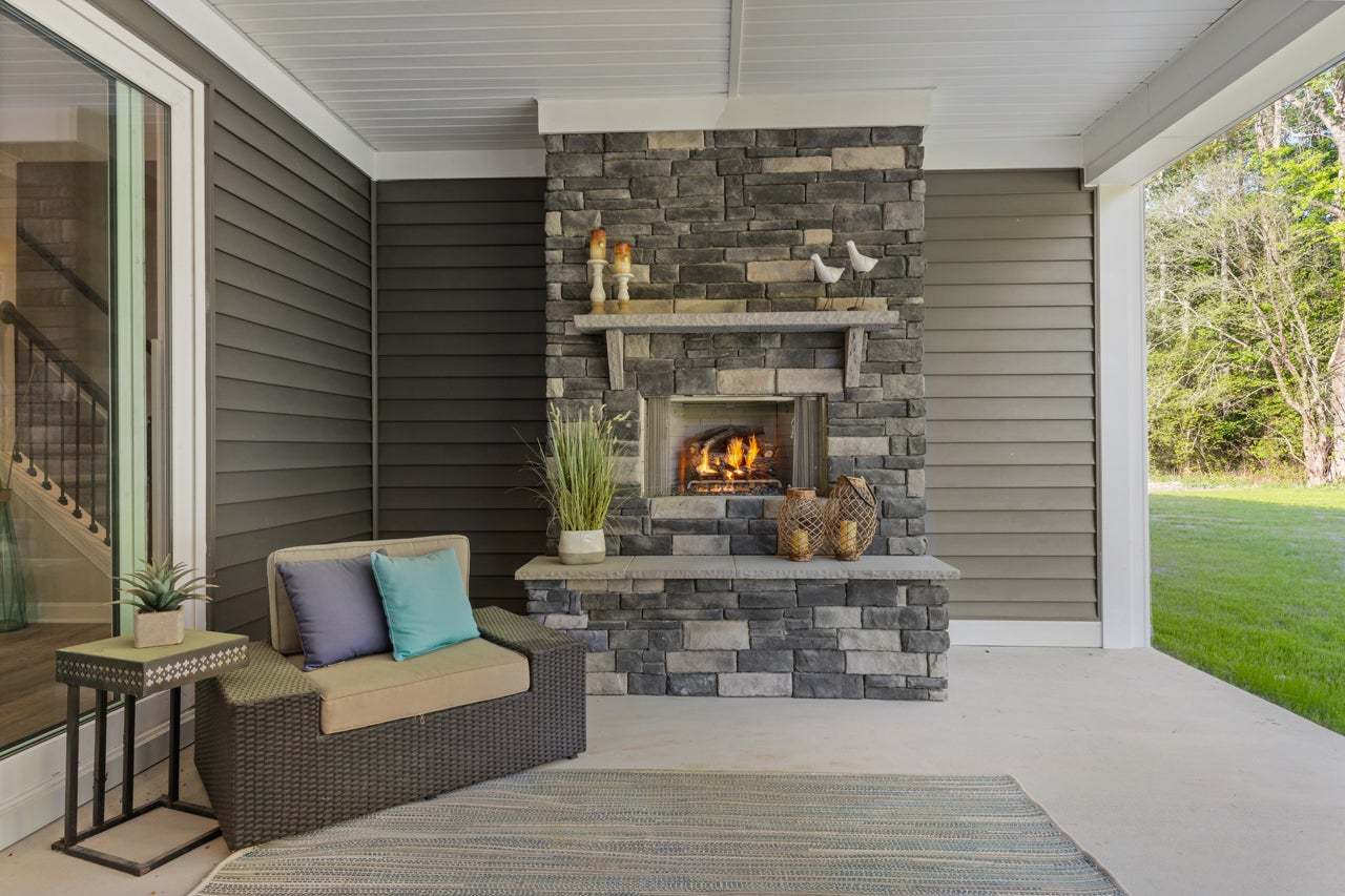 Rear Covered Porch