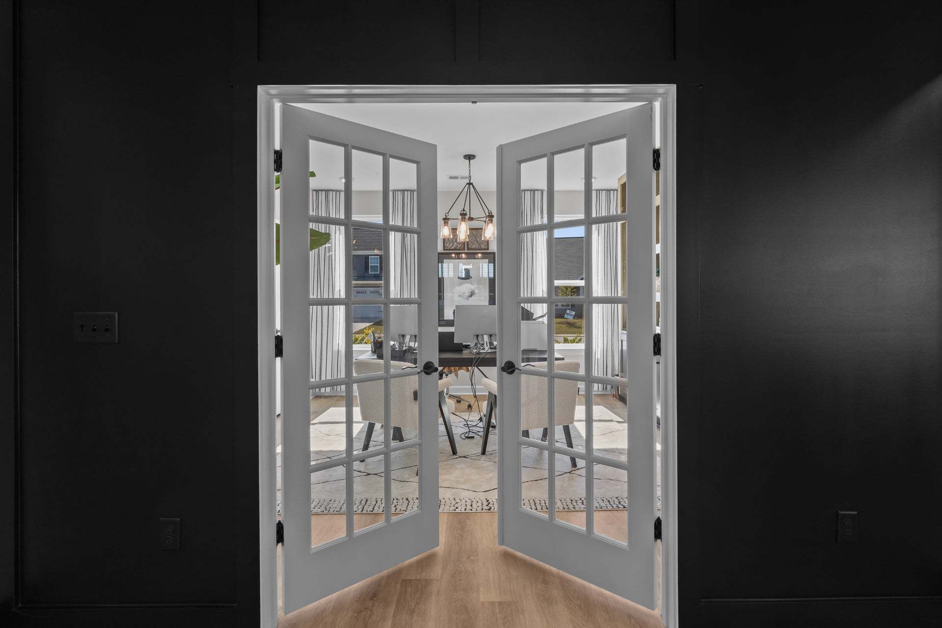 French Doors to Study