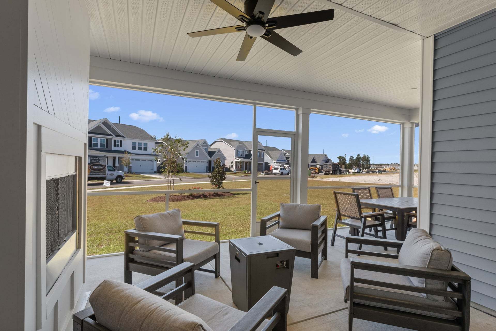 Rear Covered Porch