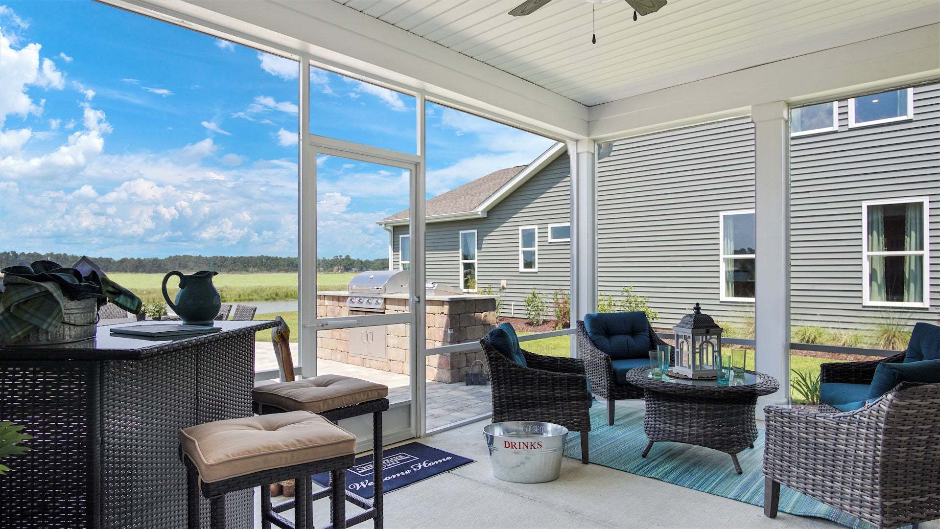 Rear Covered Porch