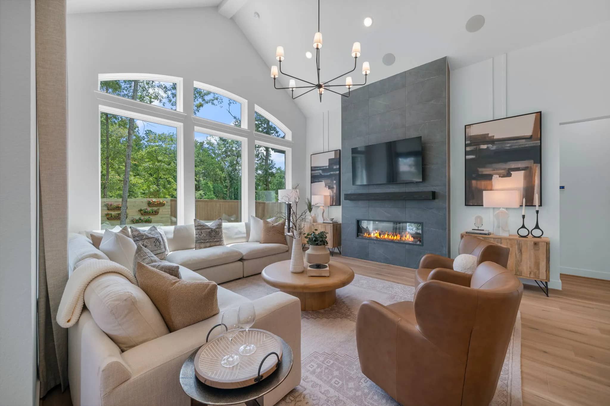 Audubon por Chesmar Homes en Houston Texas