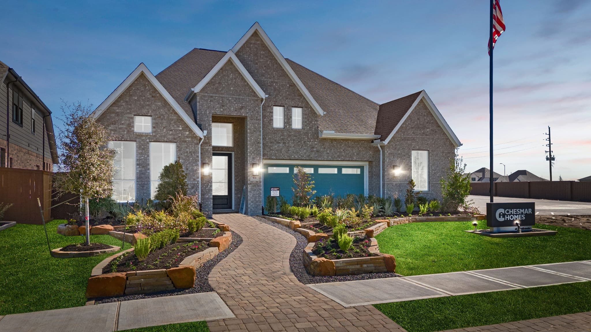 Westland Ranch por Chesmar Homes en Houston Texas