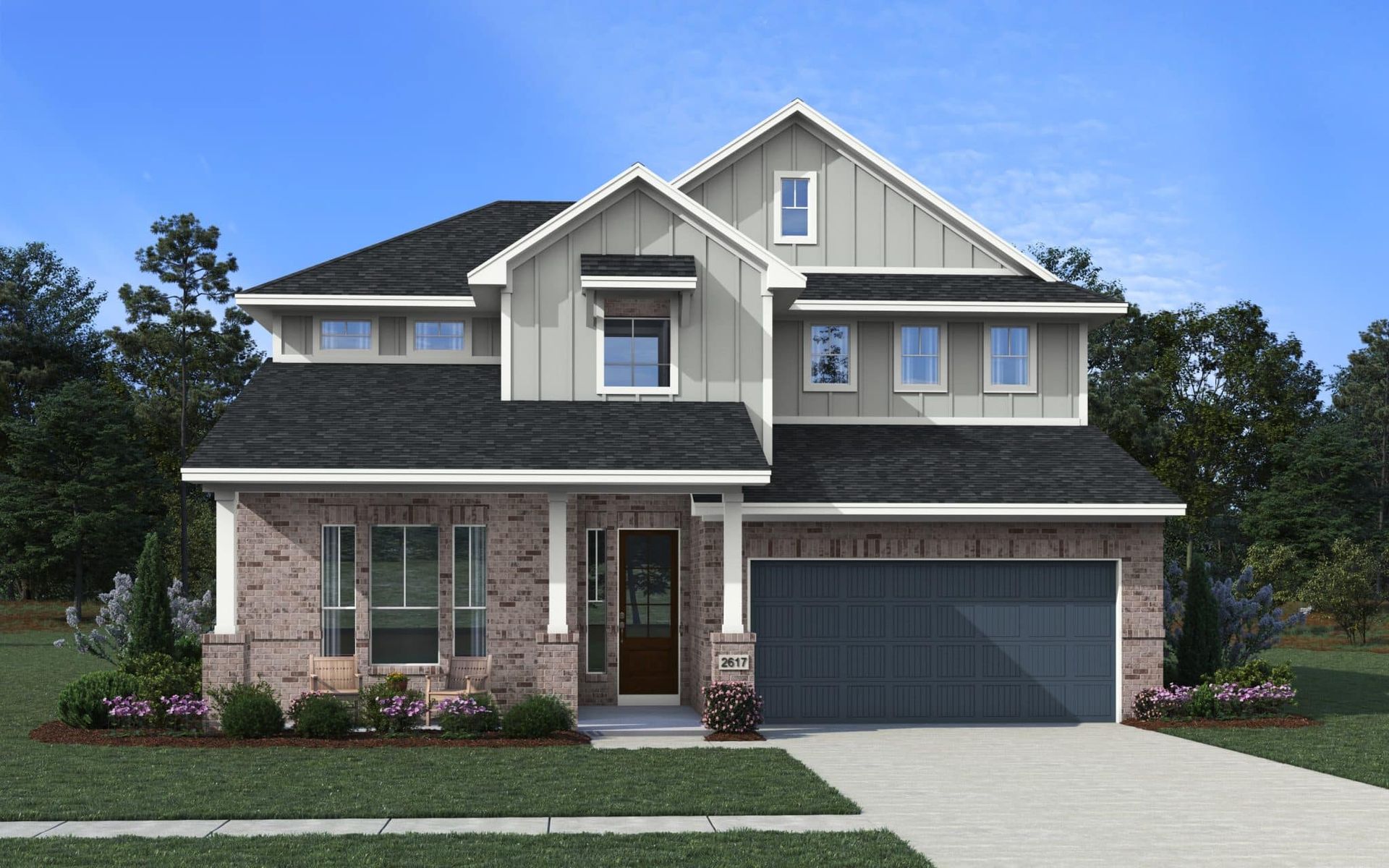 Elevation B Brick