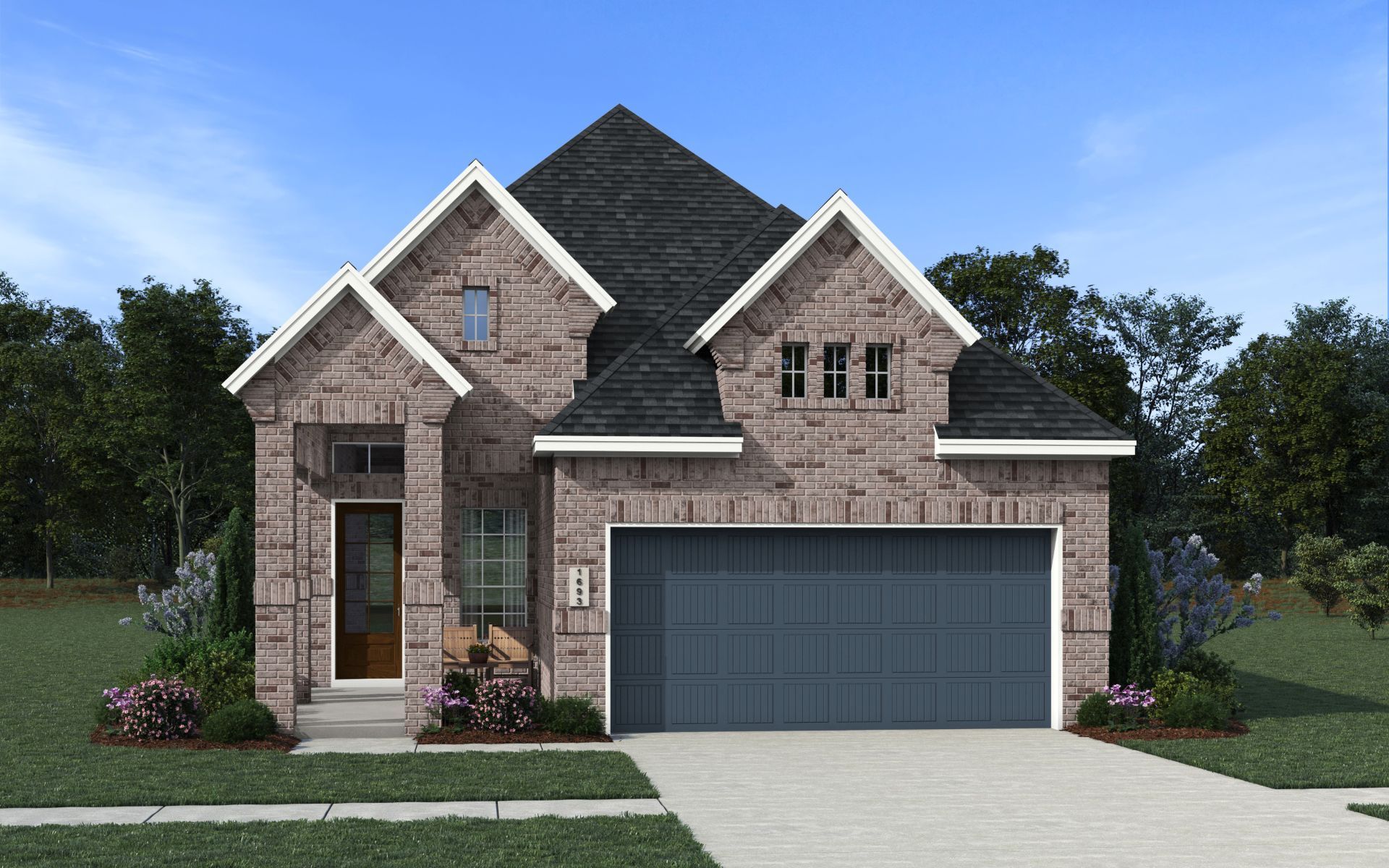 The Toronto Elevation C - Brick