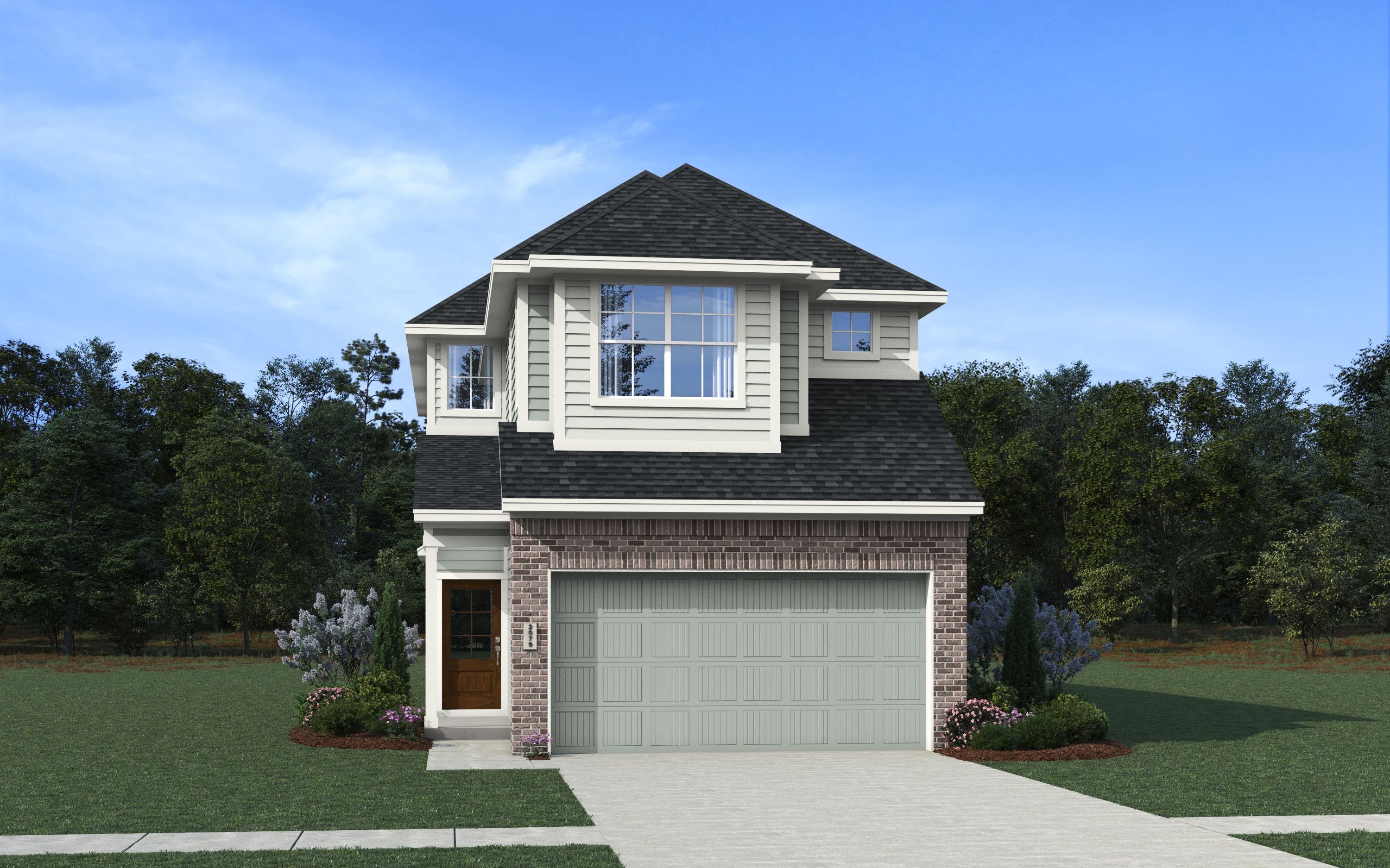 The Savoy Elevation B - Brick