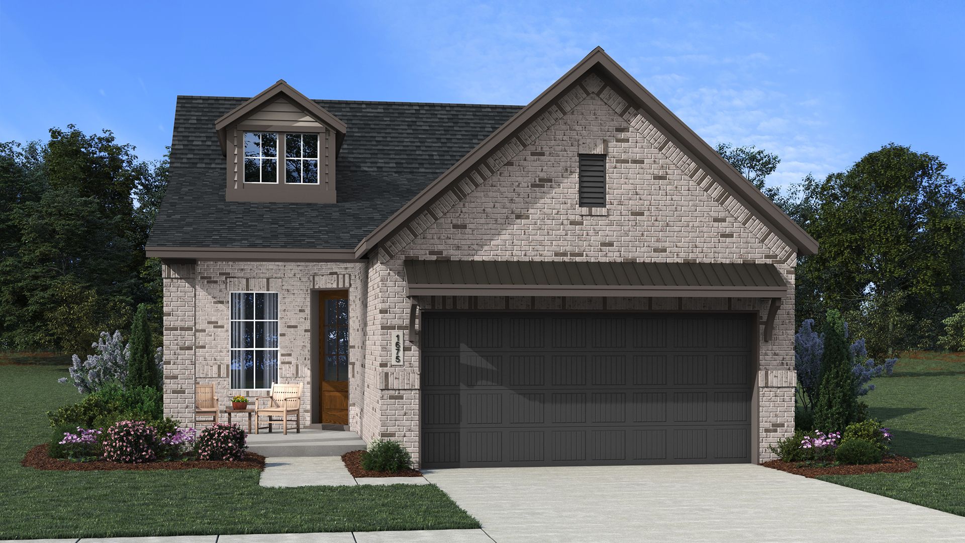 The Carlisle Elevation B - Brick