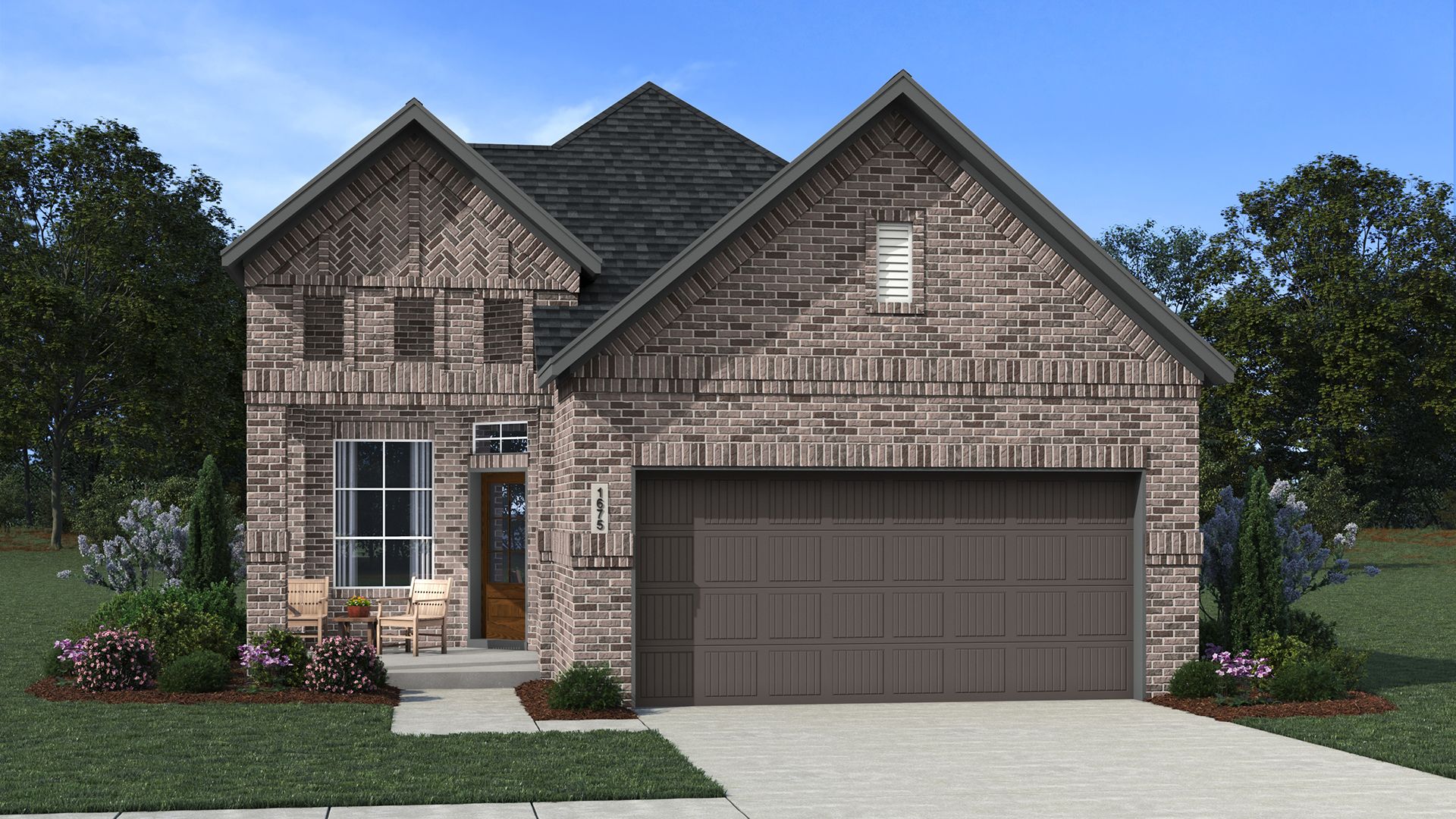 The Carlisle Elevation C - Brick