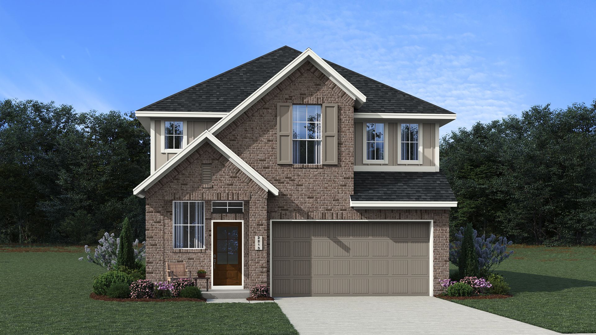 Elevation B Brick