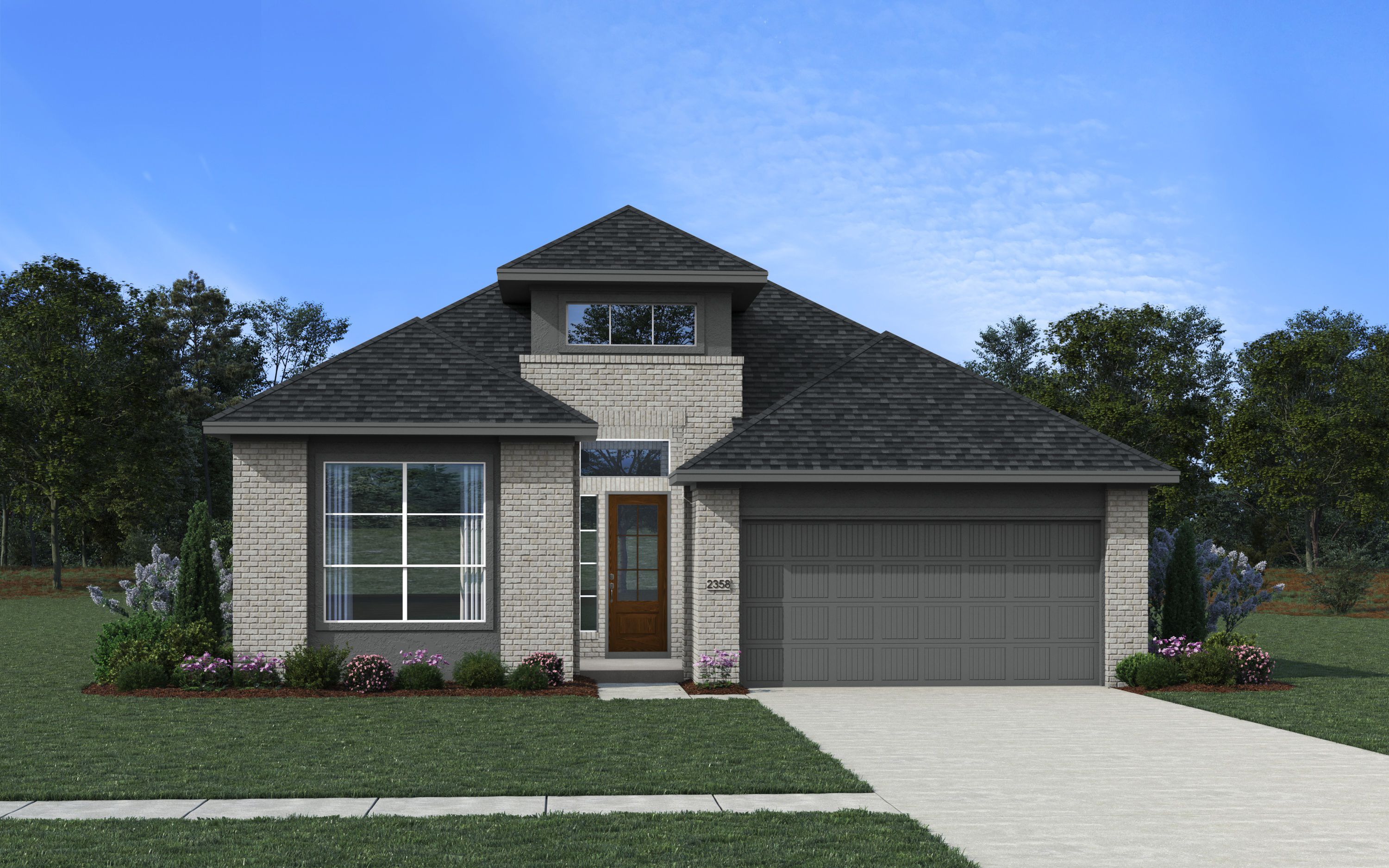 The MariahStuccoBrick Elevation C