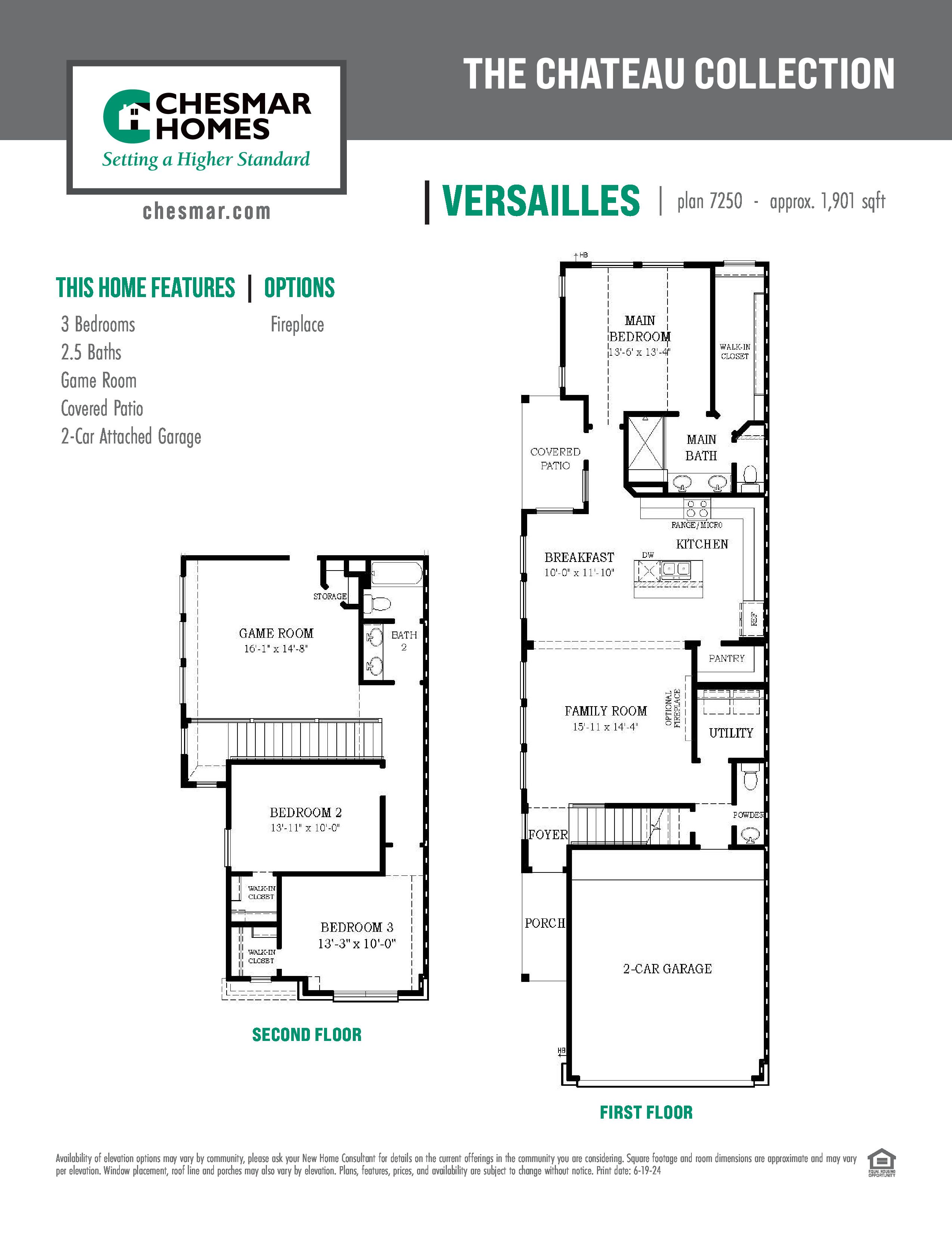 Versailles - Meridiana Chateau: Manvel, Texas - Chesmar