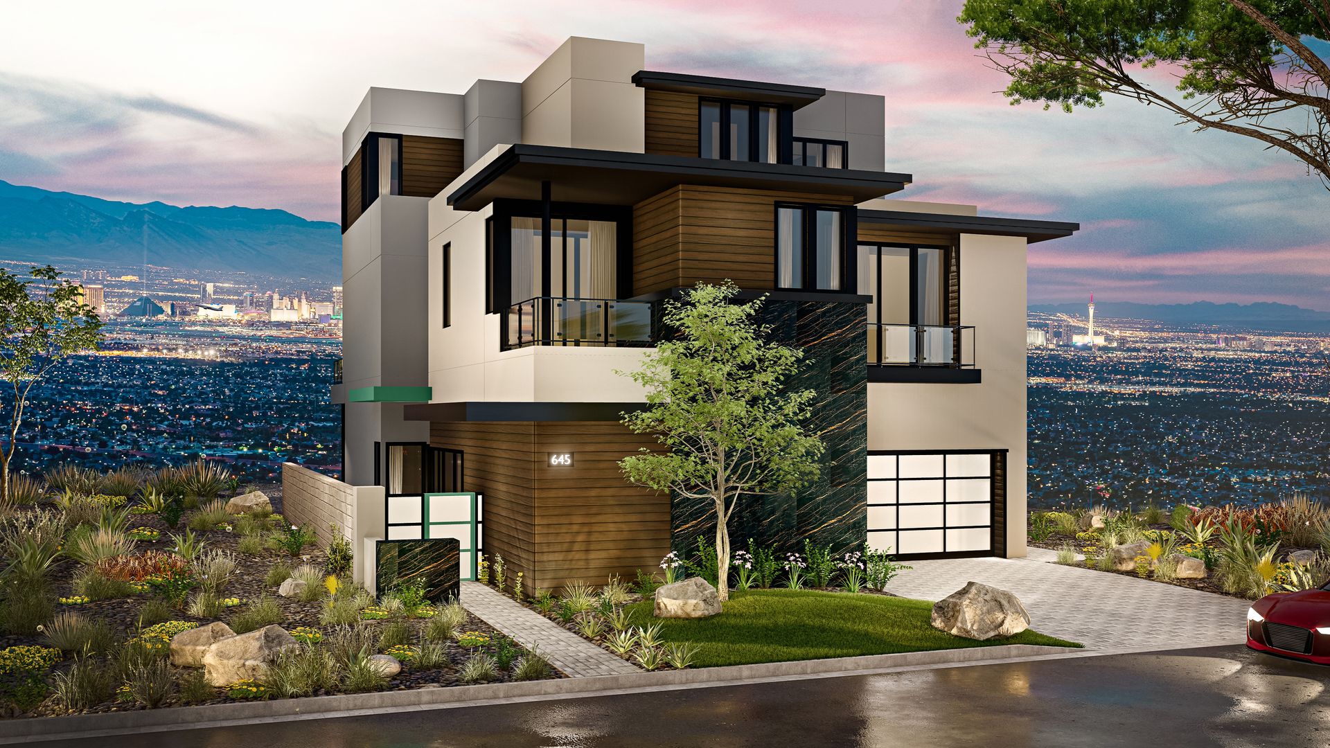 Plan 2 - Contemporary 2 Elevation